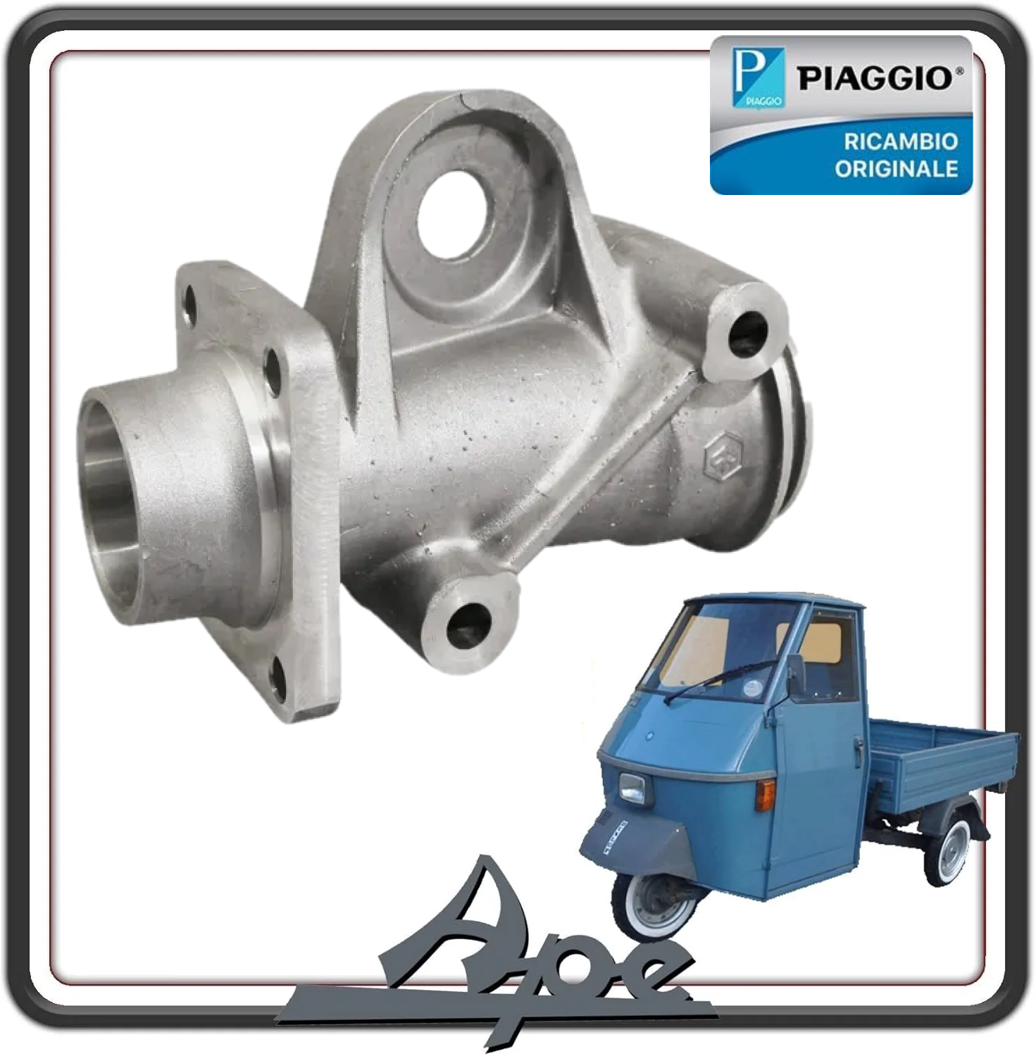 MOZZETTO RUOTA POSTERIORE SINISTRO PER PIAGGIO APE 50 TUTTI I MODELLI ORIGINALE PIAGGIO 1199362
