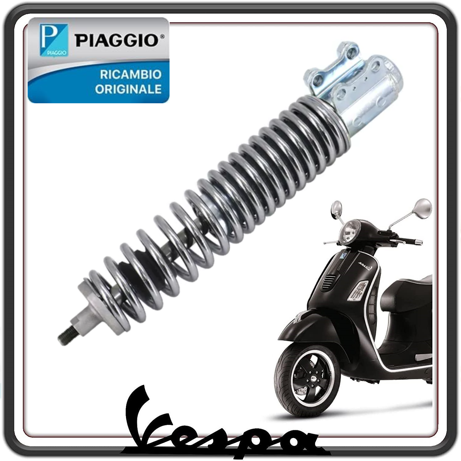 AMMORTIZZATORE ANTERIORE PER PIAGGIO VESPA GTS 125 - 150 - 250 - 300 - VESPA GTV 125-250-300 - VESPA GRAN TURISMO (LEGGI COMPATIBILITA') ORIGINALE PIAGGIO 1C004530R