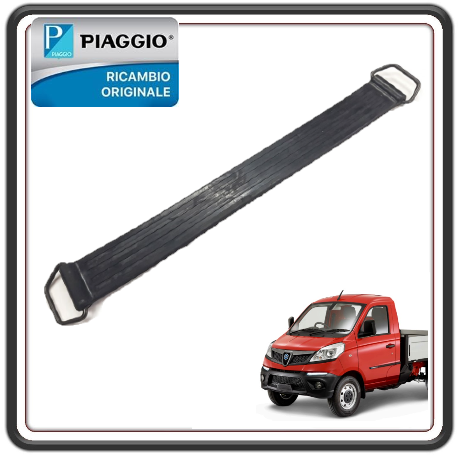 CINGHIA BLOCCO FERMA RUOTA PER PIAGGIO APE 50 - APE TM 703 - PIAGGIO PORTER ORIGINALE PIAGGIO 214801