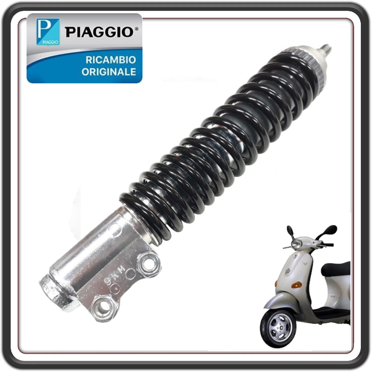 AMMORTIZZATORE ANTERIORE PER PIAGGIO VESPA ET2-ET4 50-125 CC - PIAGGIO ZIP - PIAGGIO SFERA (LEGGI COMPATIBILITA') ORIGINALE PIAGGIO 598922