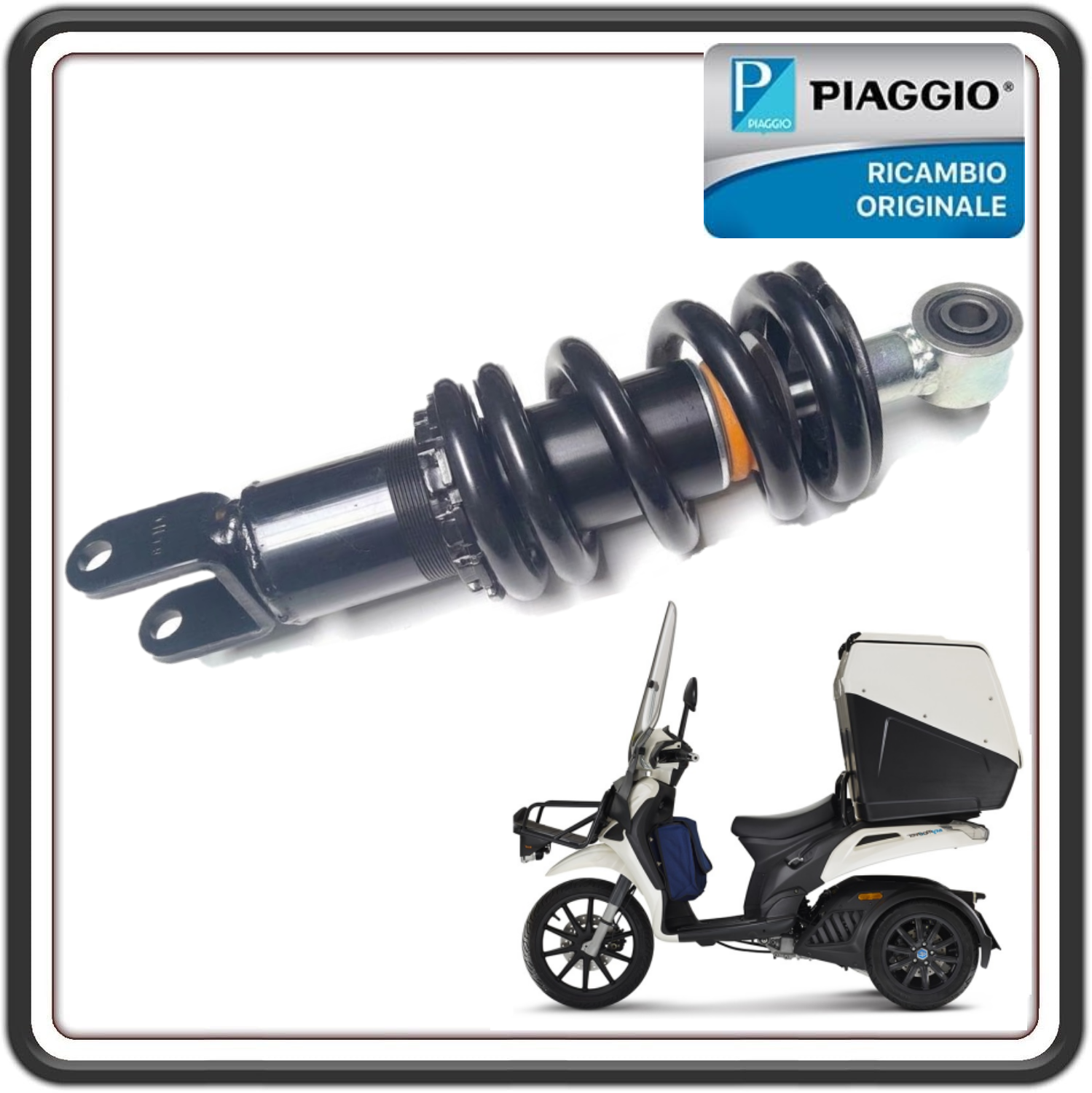 AMMORTIZZATORE POSTERIORE PER PIAGGIO MYMOOVER POSTE ITALIANE - DELIVERY 2021 ORIGINALE PIAGGIO 1C005177