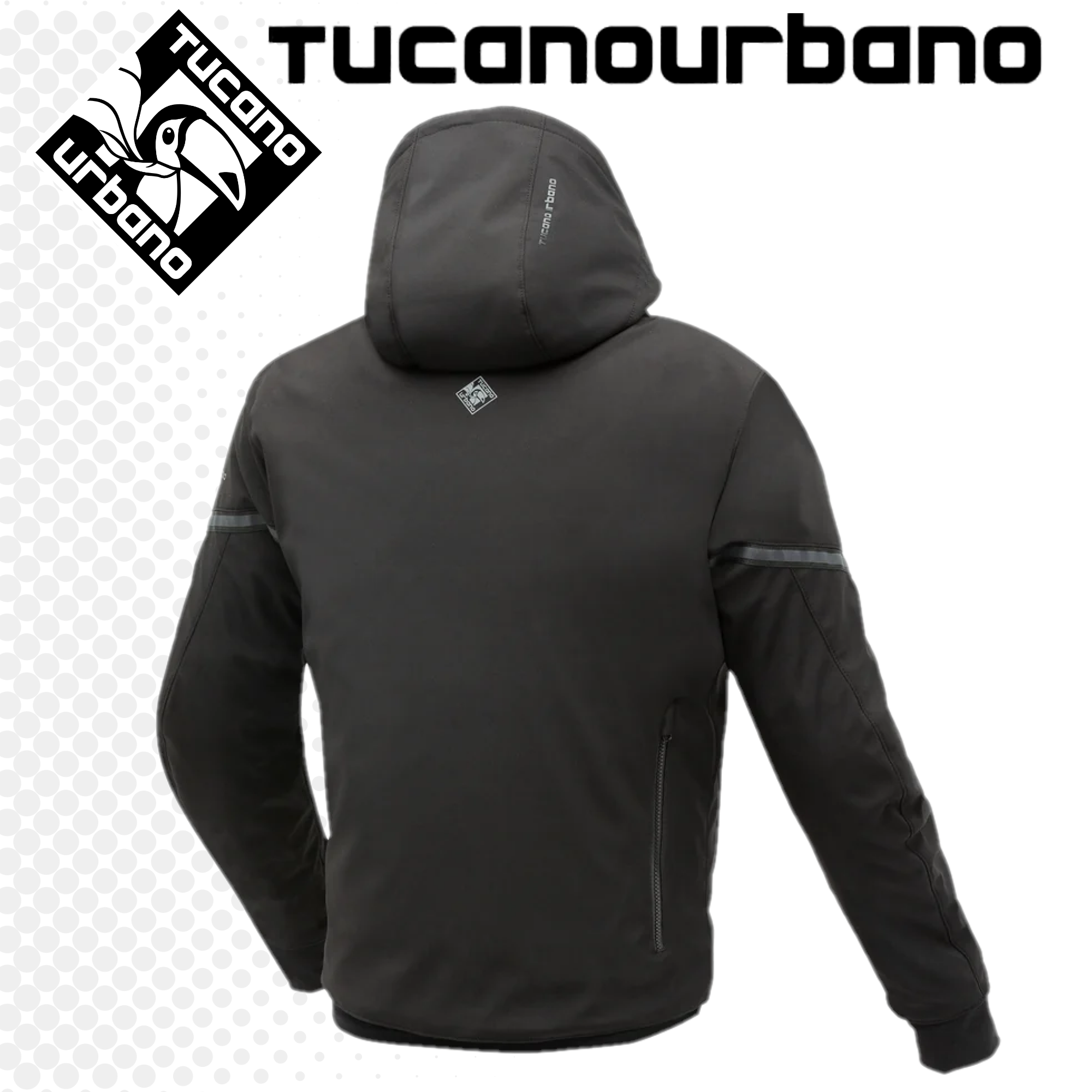 GIACCA TUCANO URBANO BORMIO 2IN1 HYDROSCUD® BLACK