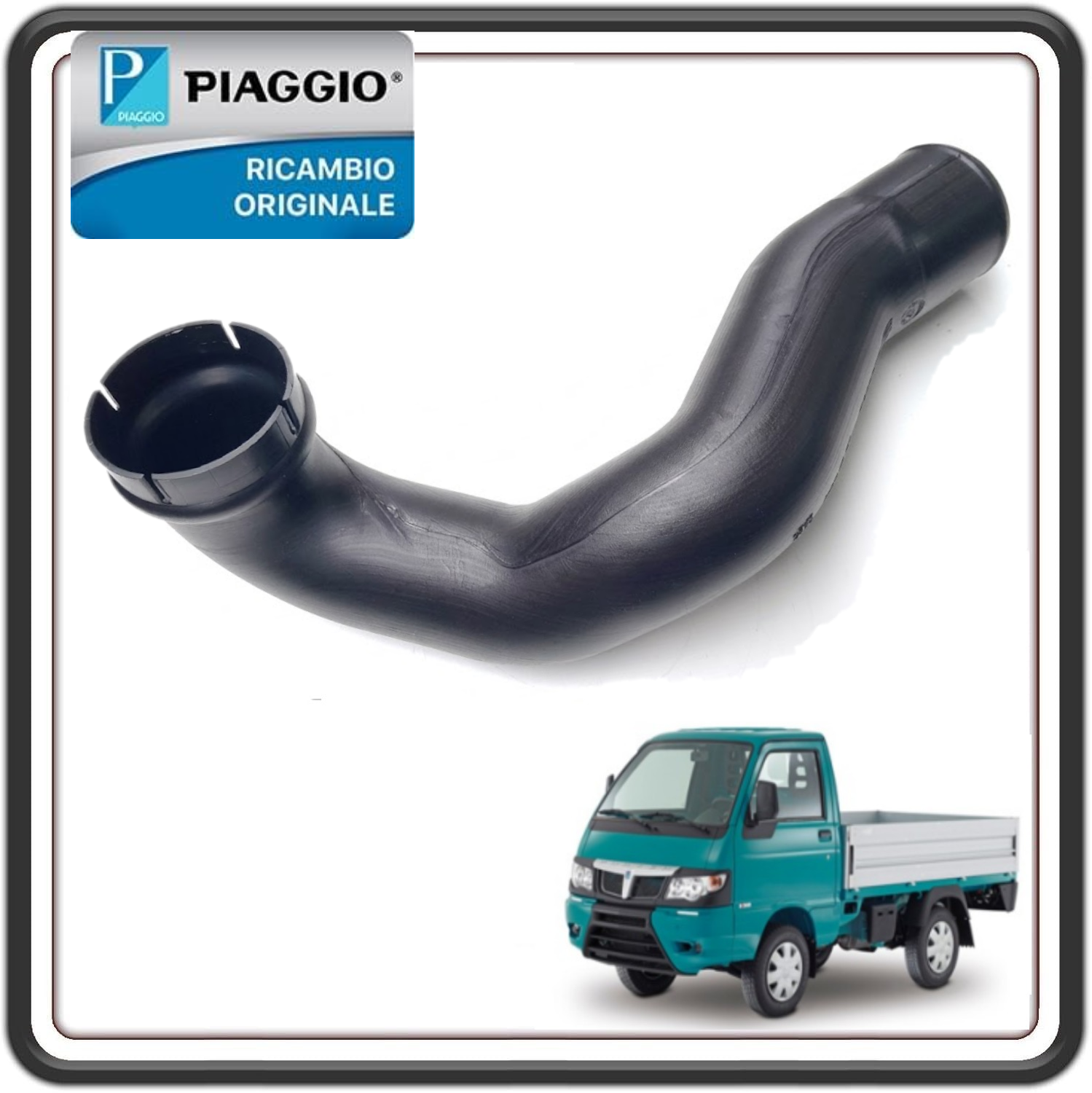 TUBO ARIA SECONDARIO N°1 PER PIAGGIO PORTER MULTITECH DAL 2010 AL 2015 - PIAGGIO PORTER MAXXI MULTITECH DAL 2010 AL 2015 ORIGINALE PIAGGIO B005554