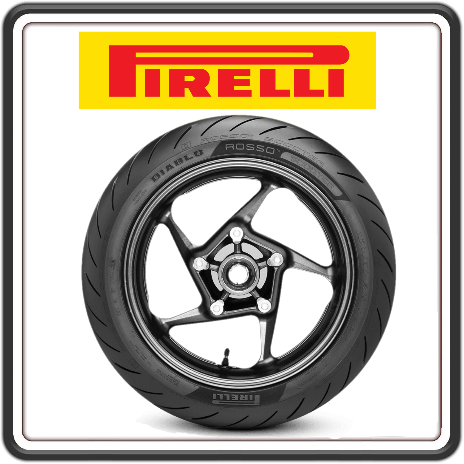 GOMMA COPERTONE PNEUMATICO PIRELLI DIABLO ROSSO 150/70 - 14 66S POSTERIORE