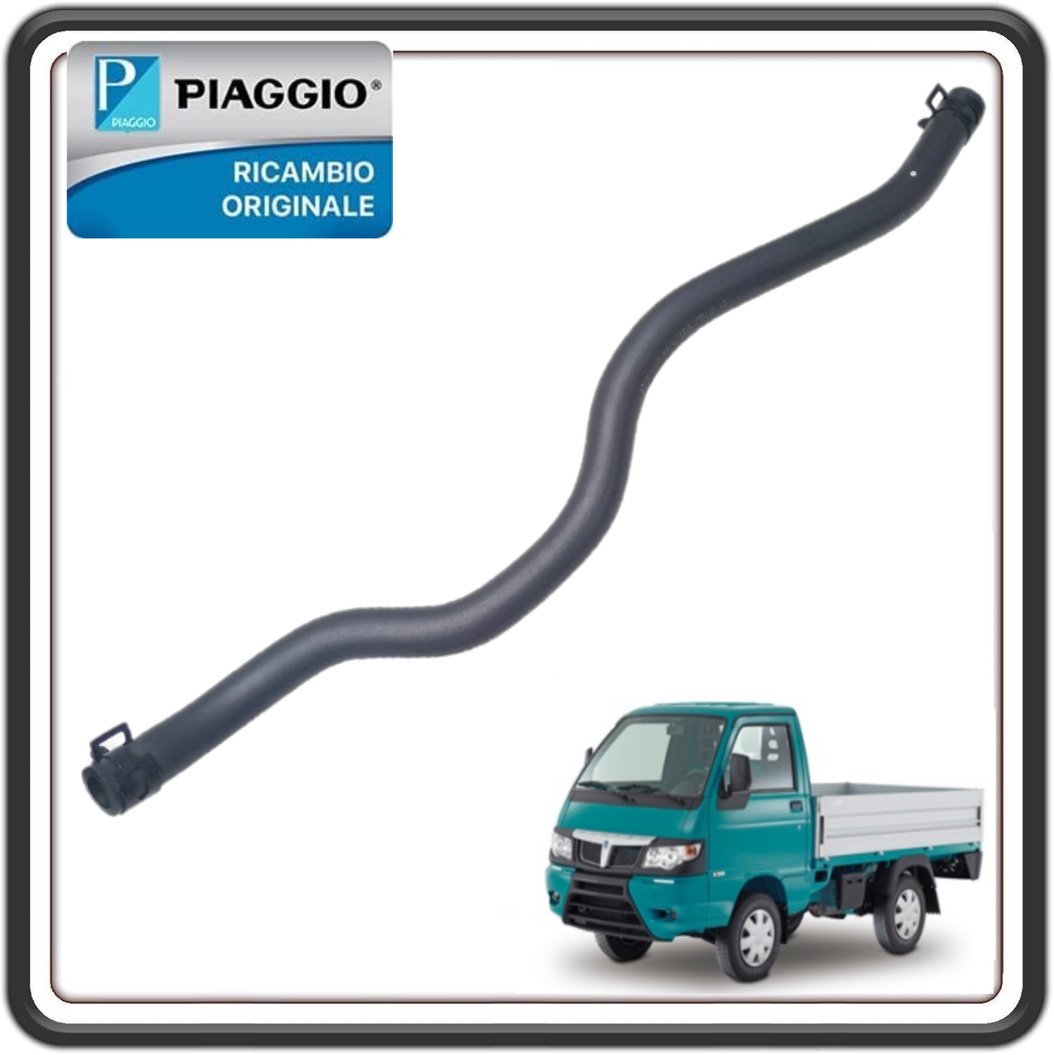 TUBO DEGASATORE COMPLETO PER PIAGGIO PORTER MULTITECH DAL 2010 AL 2015 - PIAGGIO PORTER MAXXI MULTITECH DAL 2010 AL 2015 ORIGINALE PIAGGIO B010173