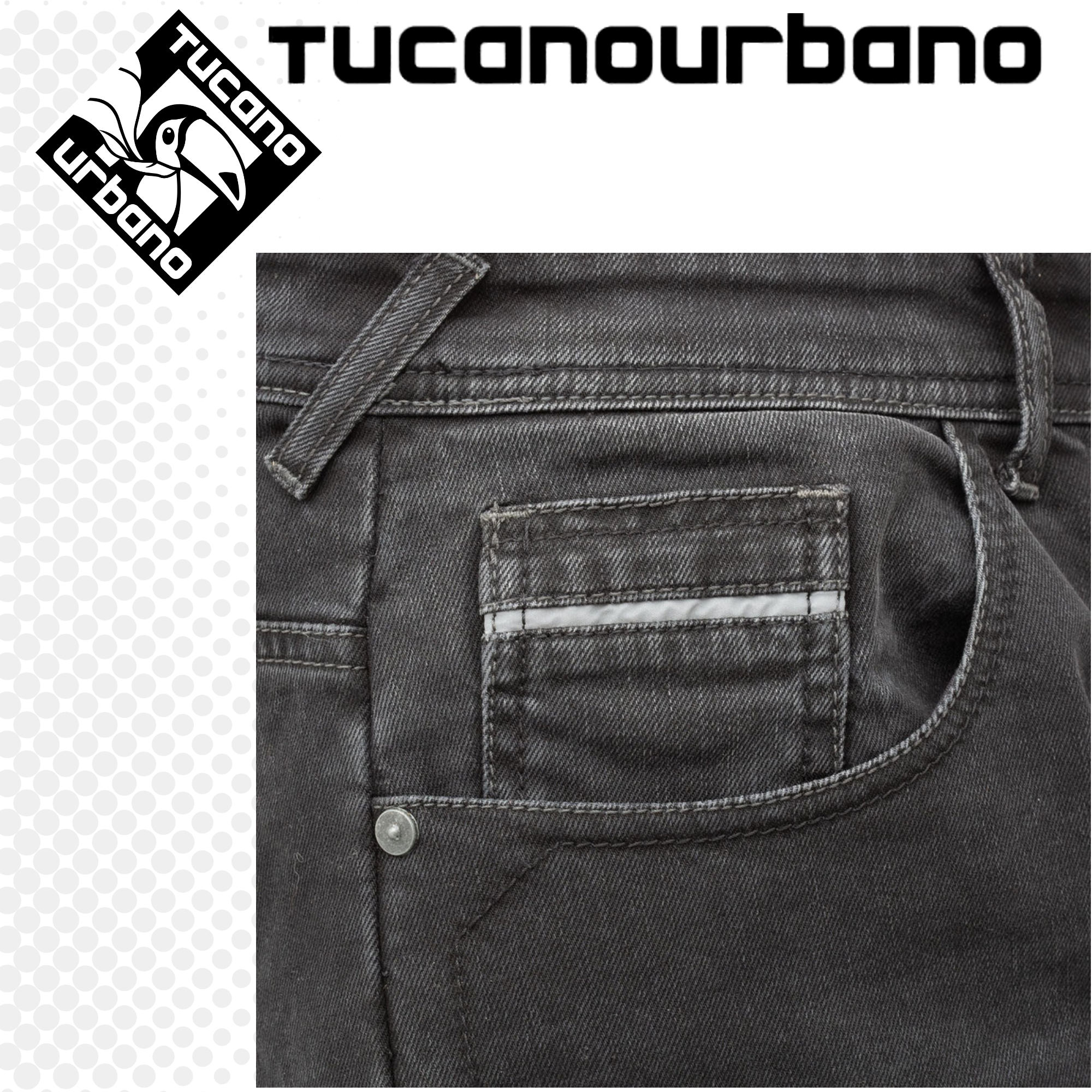 JEANS TUCANO URBANO ZENO NERO