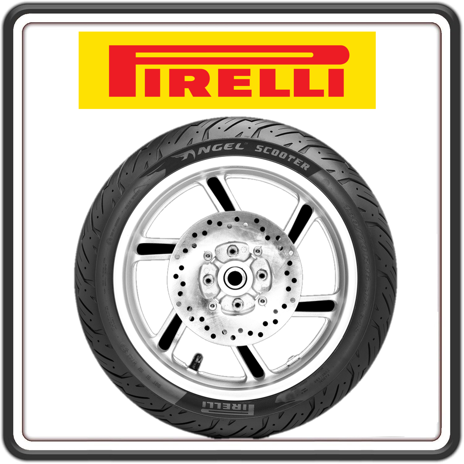 GOMMA COPERTONE PNEUMATICO PIRELLI ANGEL SCOOTER 150/70 - 14 66S POSTERIORE