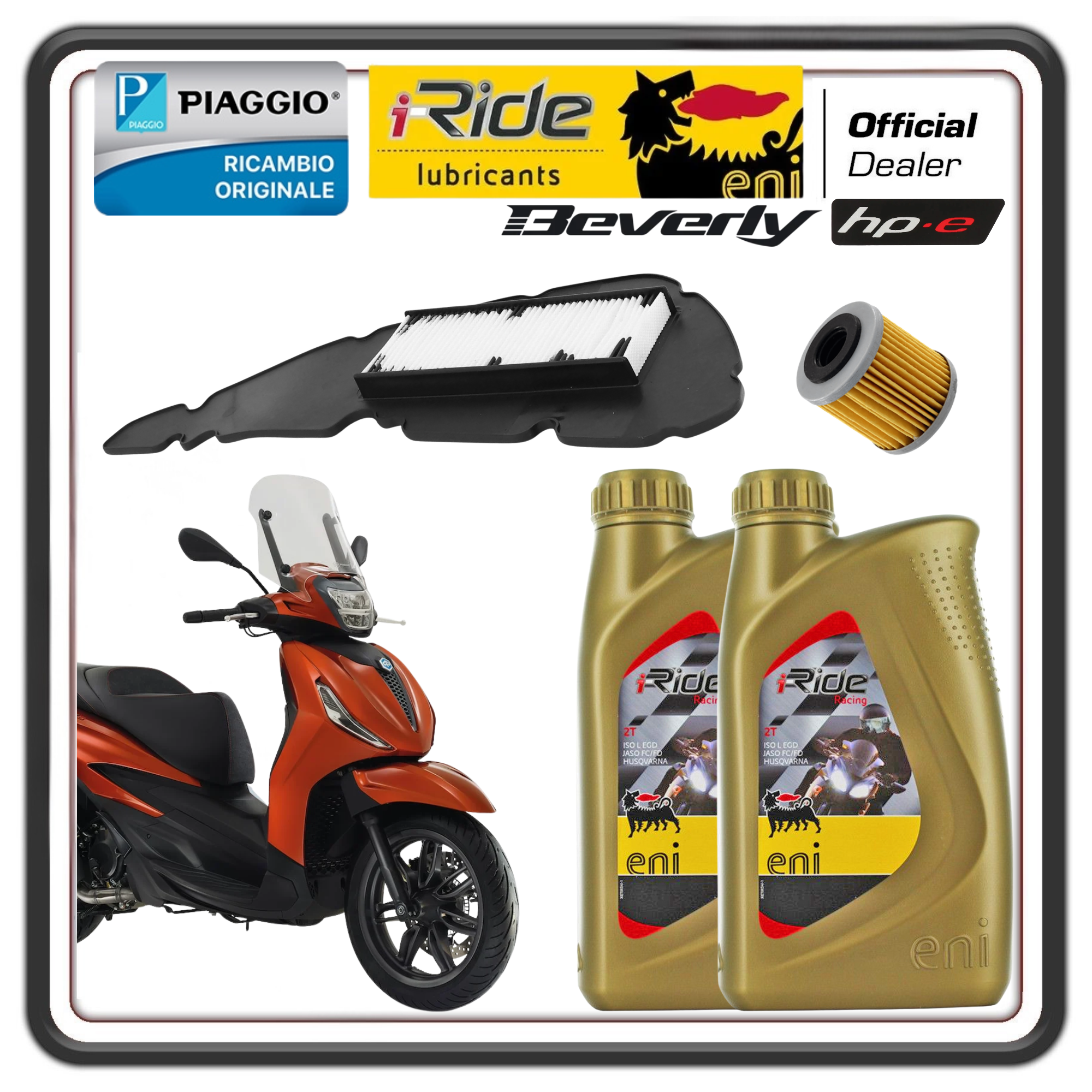 KIT TAGLIANDO PER PIAGGIO BEVERLY 400 HPE (2021 - 2025)