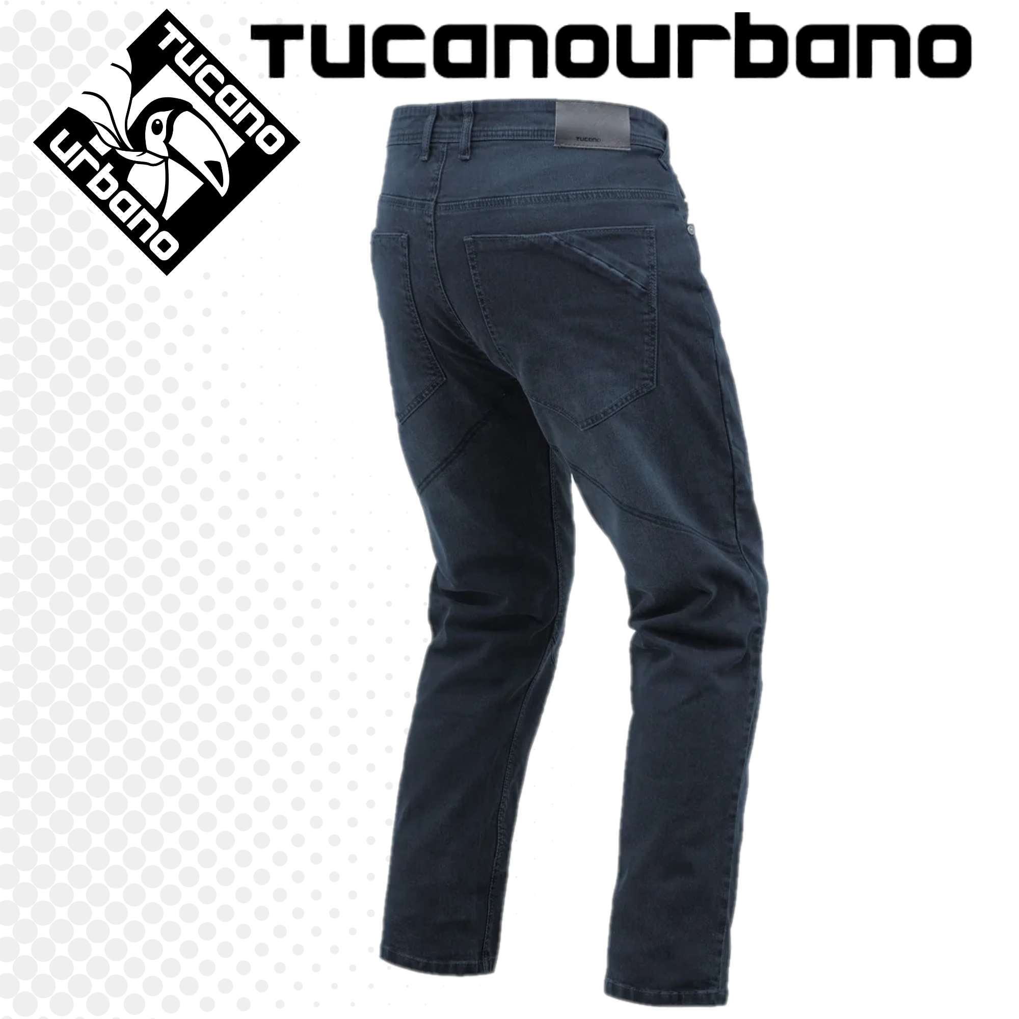 JEANS TUCANO URBANO ZENO SHORT BLU SCURO