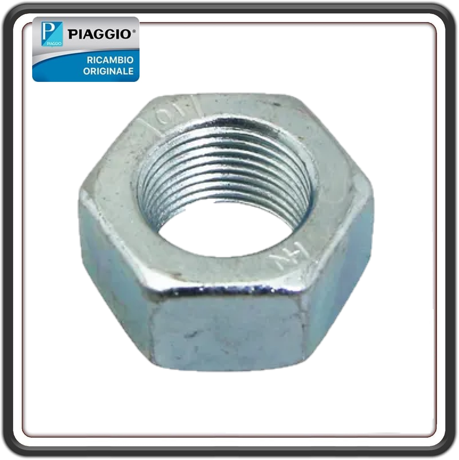 DADO ESAGONALE NORMALE TAMBURO POSTERIORE M 16x13 PER SCOOTER - VESPA (LEGGI COMPATIBILITA') ORIGINALE PIAGGIO 563728