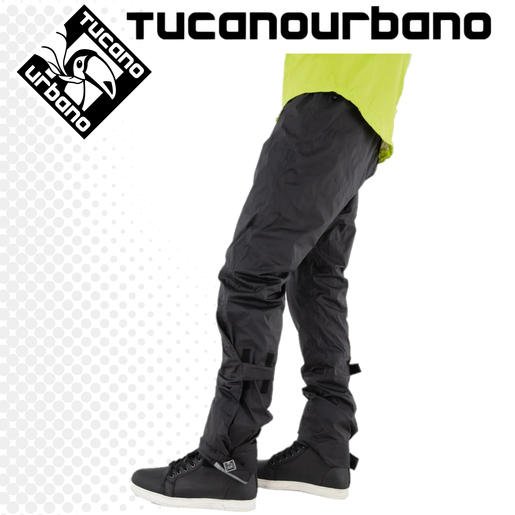 PANTALONE ANTIPIOGGIA TUCANO URBANO PANTA NANO RAIN ZETA HYDROSCUD® NERO