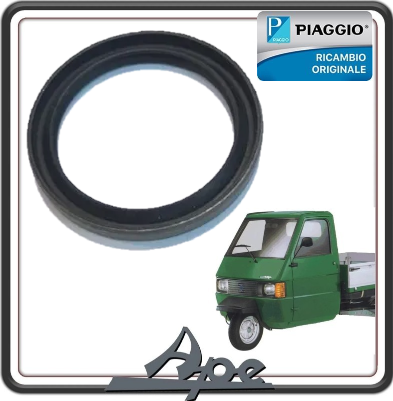 PARAOLIO ANELLO DI TENUTA RUOTA ANTERIORE PER PIAGGIO APE TM 703 BENZINA E DIESEL - APE CAR MAX DIESEL - APE POKER BENZINA E DISEL ORIGINALE PIAGGIO 116037