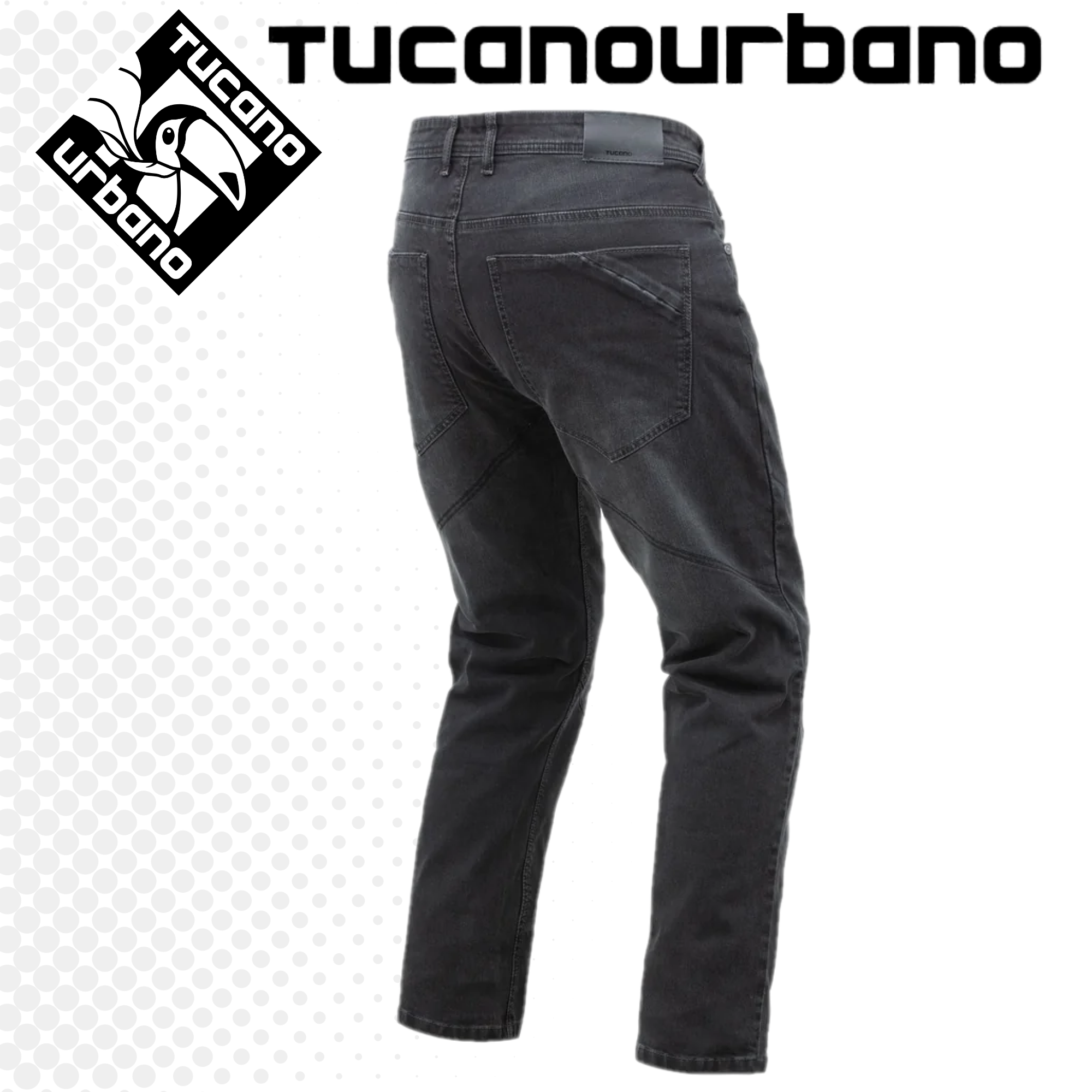JEANS TUCANO URBANO ZENO SHORT NERO