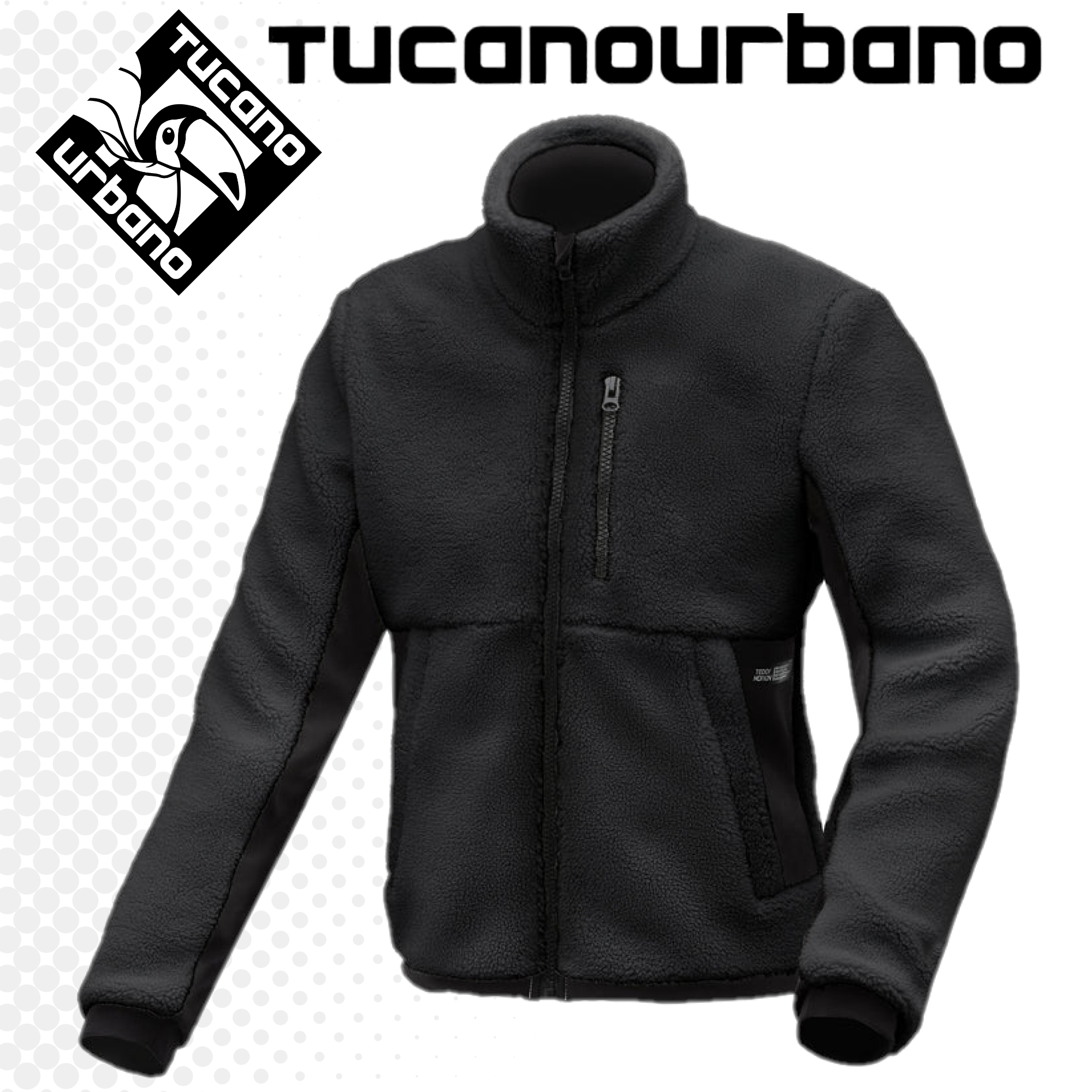 GIACCA TUCANO URBANO TEDDYMOTION WINDSCUD BLACK