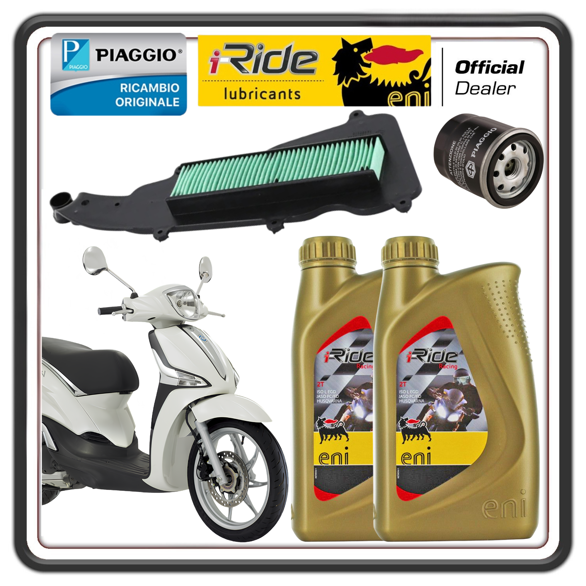 KIT TAGLIANDO PER PIAGGIO LIBERTY 50 125 150
