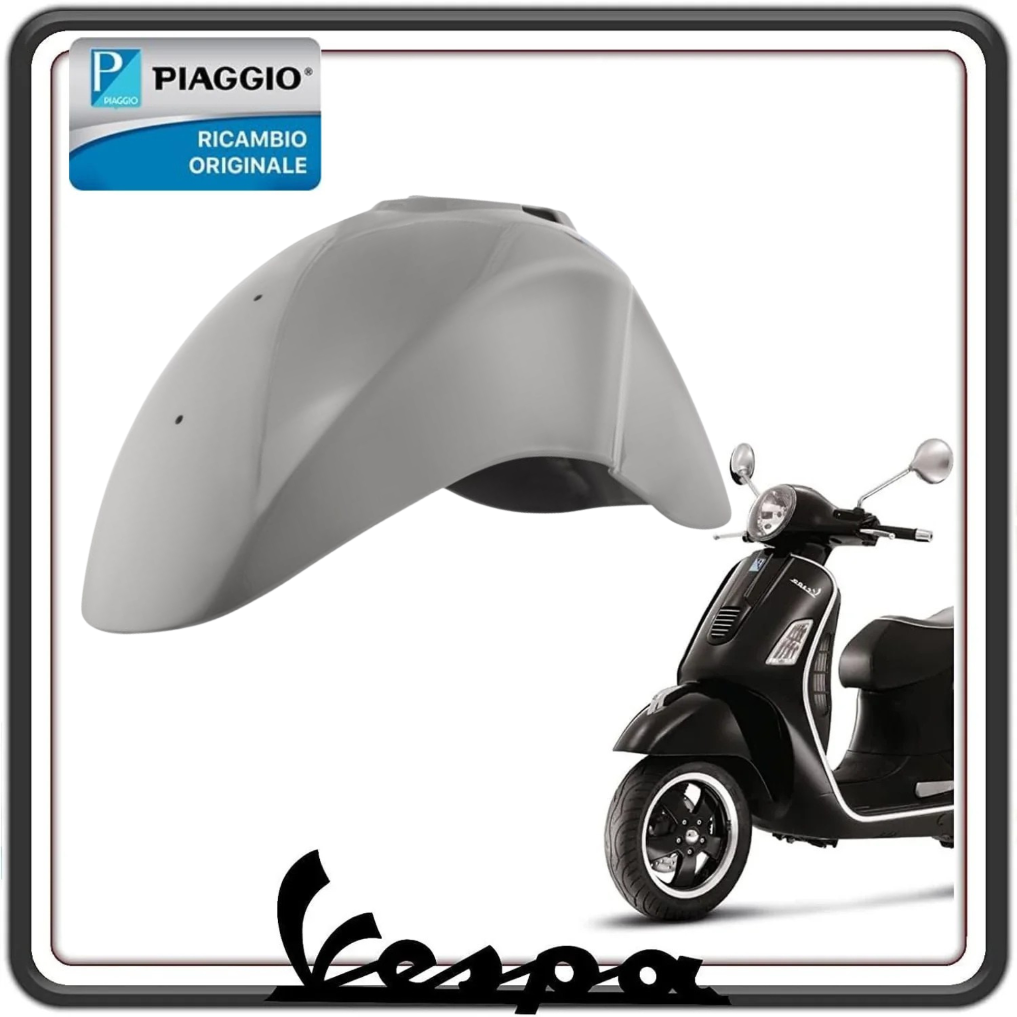 PARAFANGO PARASPRUZZI ANTERIORE GREZZO PER PIAGGIO VESPA GTS 125 - GTS 250 - VESPA GTS 300-300 SUPER TUTTI I MODELLI.