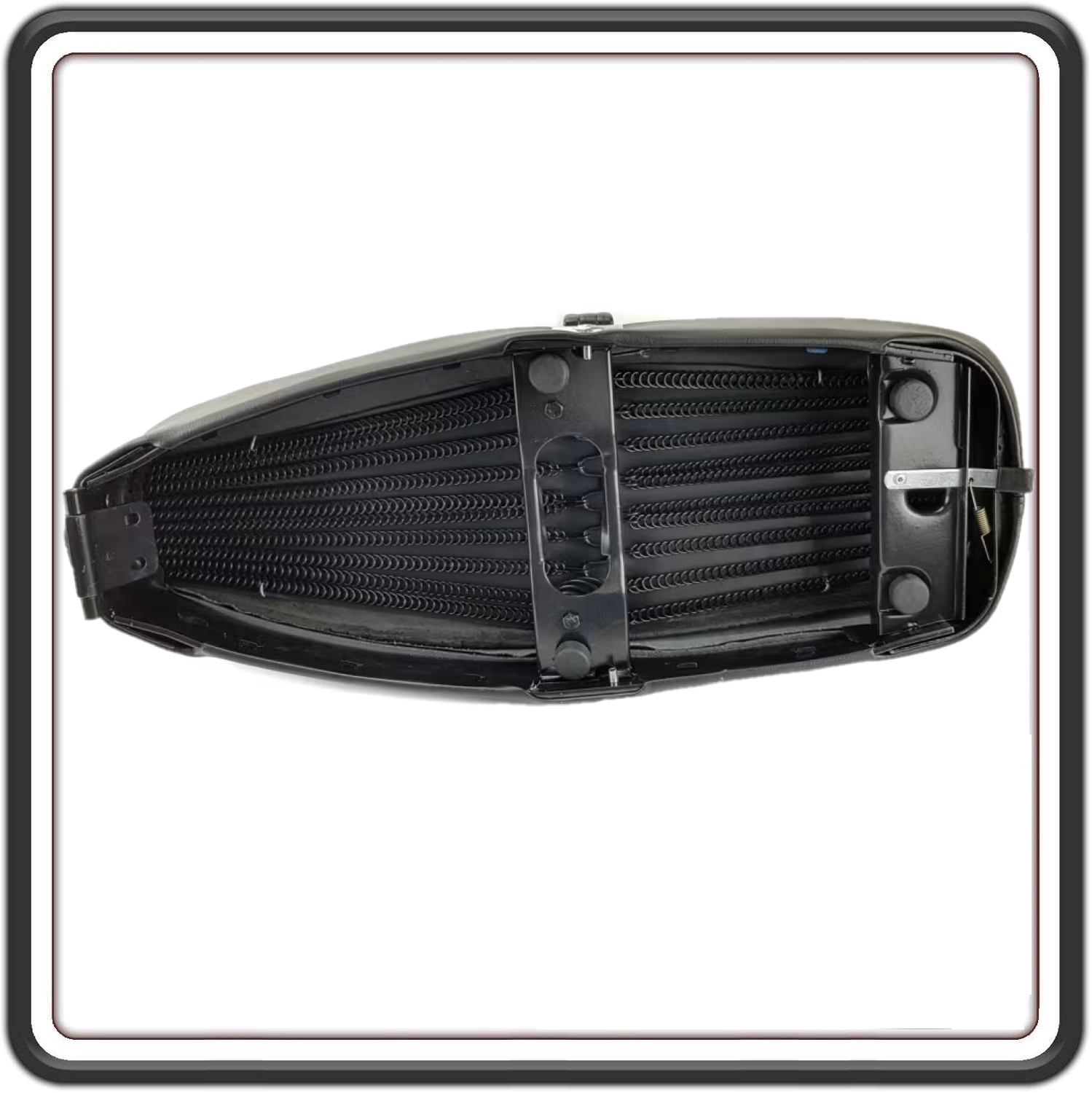 SELLA SELLONE SEDILE LUNGO NERO BIPOSTO CON LEVETTA PER PIAGGIO VESPA 125 ET3 PRIMAVERA - VESPA 50 SPECIAL - VESPA 50 L-R-N