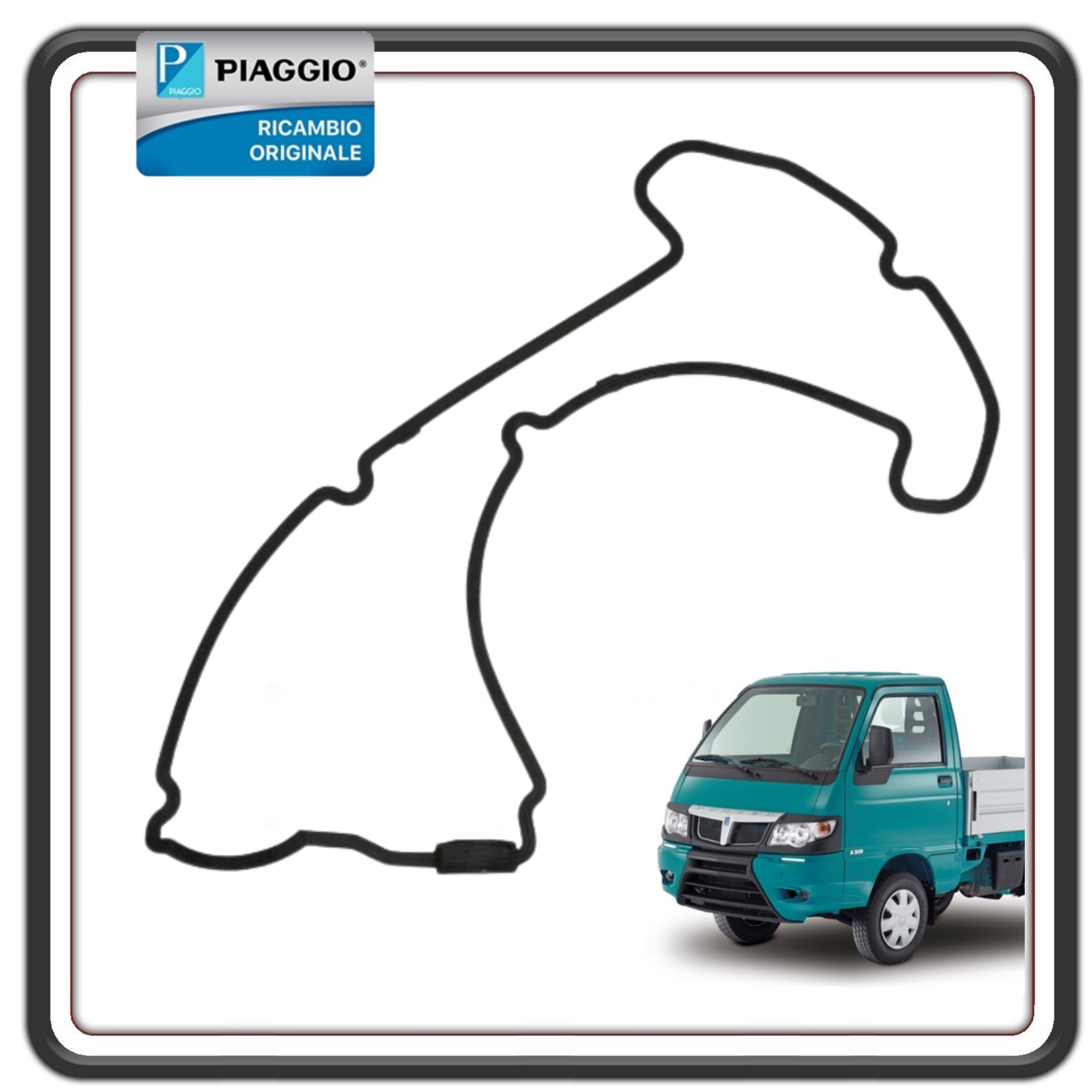 GUARNIZIONE COPERCHIO PUNTERIE TESTA PIAGGIO PORTER MULTITECH ORIGINALE PIAGGIO B010075