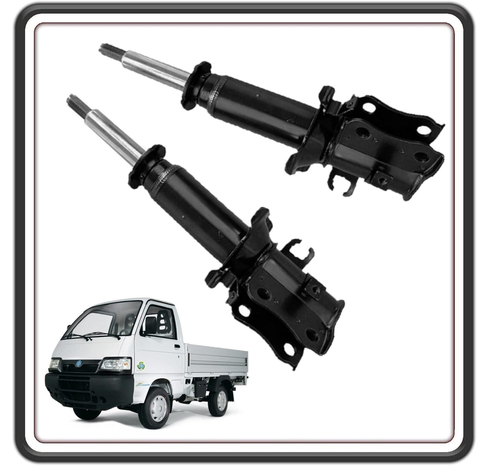 KIT DUE AMMORTIZZATORE AMMORTIZZATORI ANTERIORI COMPATIBILI PER PIAGGIO PORTER 1300 BENZINA FINO AL 2009 - PIAGGIO PORTER 1200 1400 DIESEL TUTTI I MODELLI FINO AL 2009.