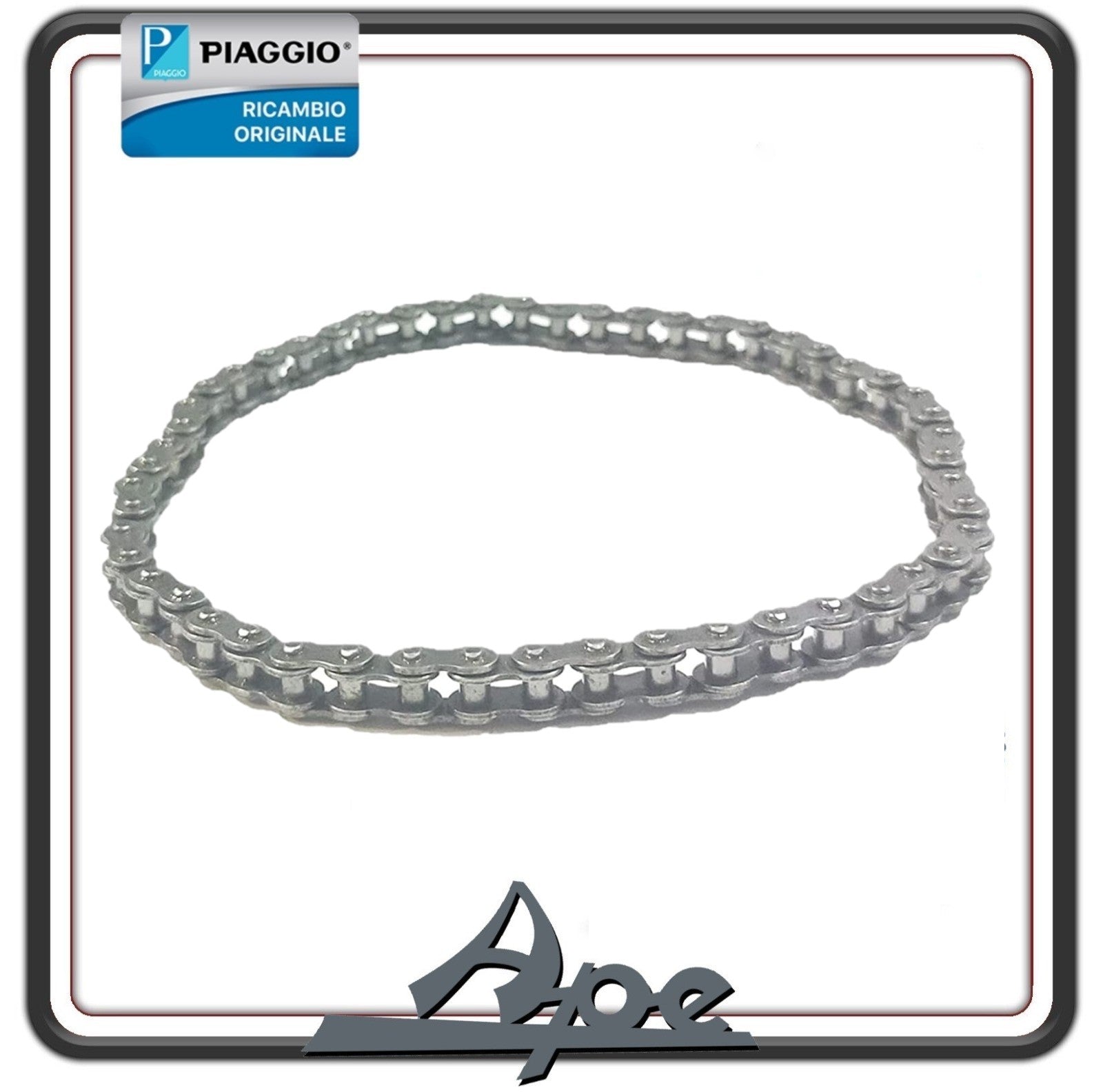 CATENA POMPA OLIO PIAGGIO APE TM 703 RAFFREDDAMENTO A LIQUIDO - APE CALESSINO DIESEL - APE CLASSIC 601 ORIGINALE PIAGGIO