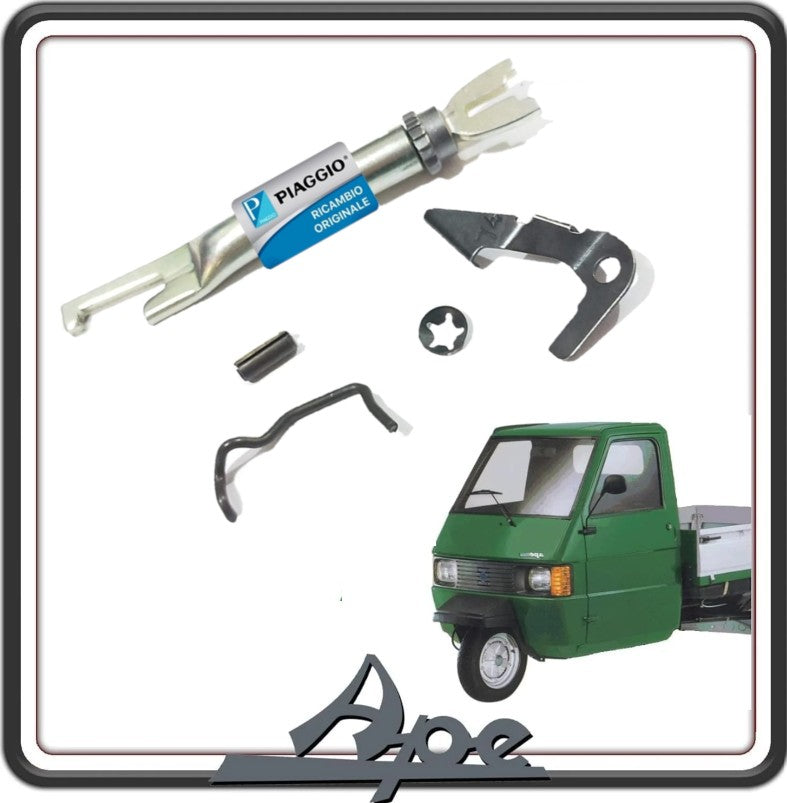 KIT REGISTRO RECUPERO GANASCE CEPPI FRENO FRENI LATO SINISTRO SX PER PIAGGIO QUARGO TUTTI I MODELLI - PIAGGIO APE 703-602 - APE CAR - APE POKER ORIGINALE PIAGGIO 644326
