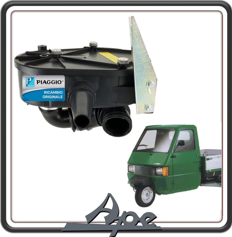 SCATOLA DEPURATORE FILTRO ARIA COMPLETA PER PIAGGIO APE 703 - PIAGGIO APE 602 BENZINA ORIGINALE PIAGGIO 263599