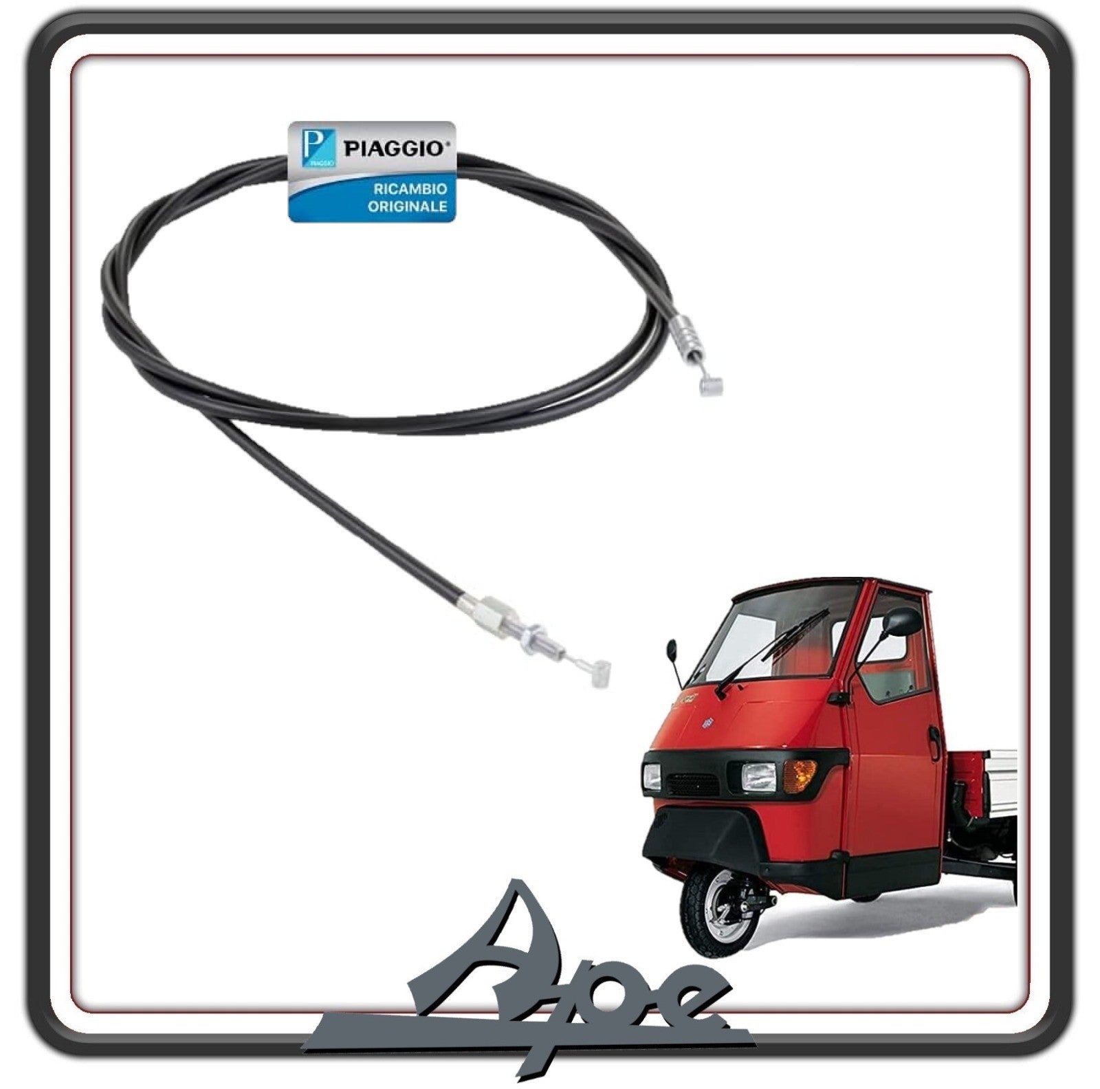 TRASMISSIONE FILO CAVO CAMBIO PER PIAGGIO APE 50 TUTTI I MODELLI ORIGINALE PIAGGIO 658207