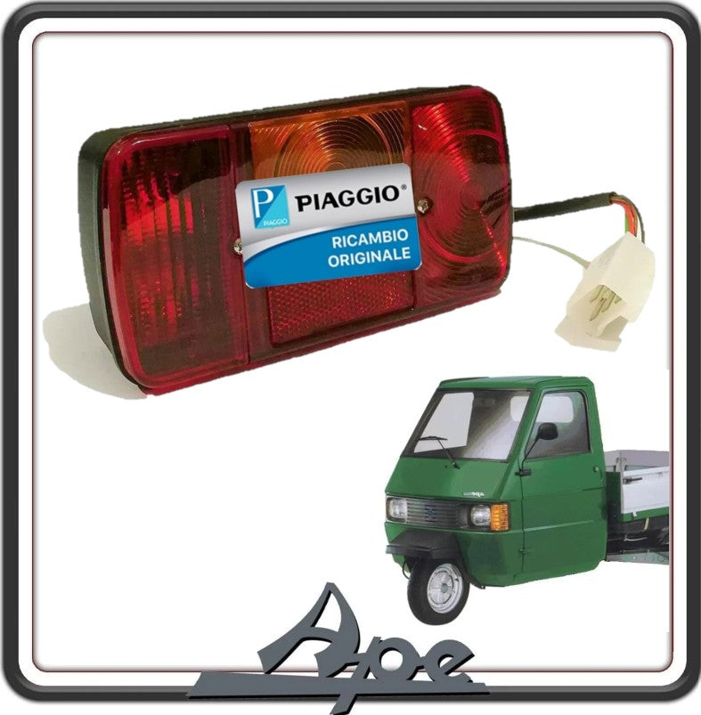FRECCIA INDICATORE DI DIREZIONE FARO FANALE POSTERIORE LATO SINISTRO COMPLETO PER PIAGGIO APE TM 703 ORIGINALE PIAGGIO 581340