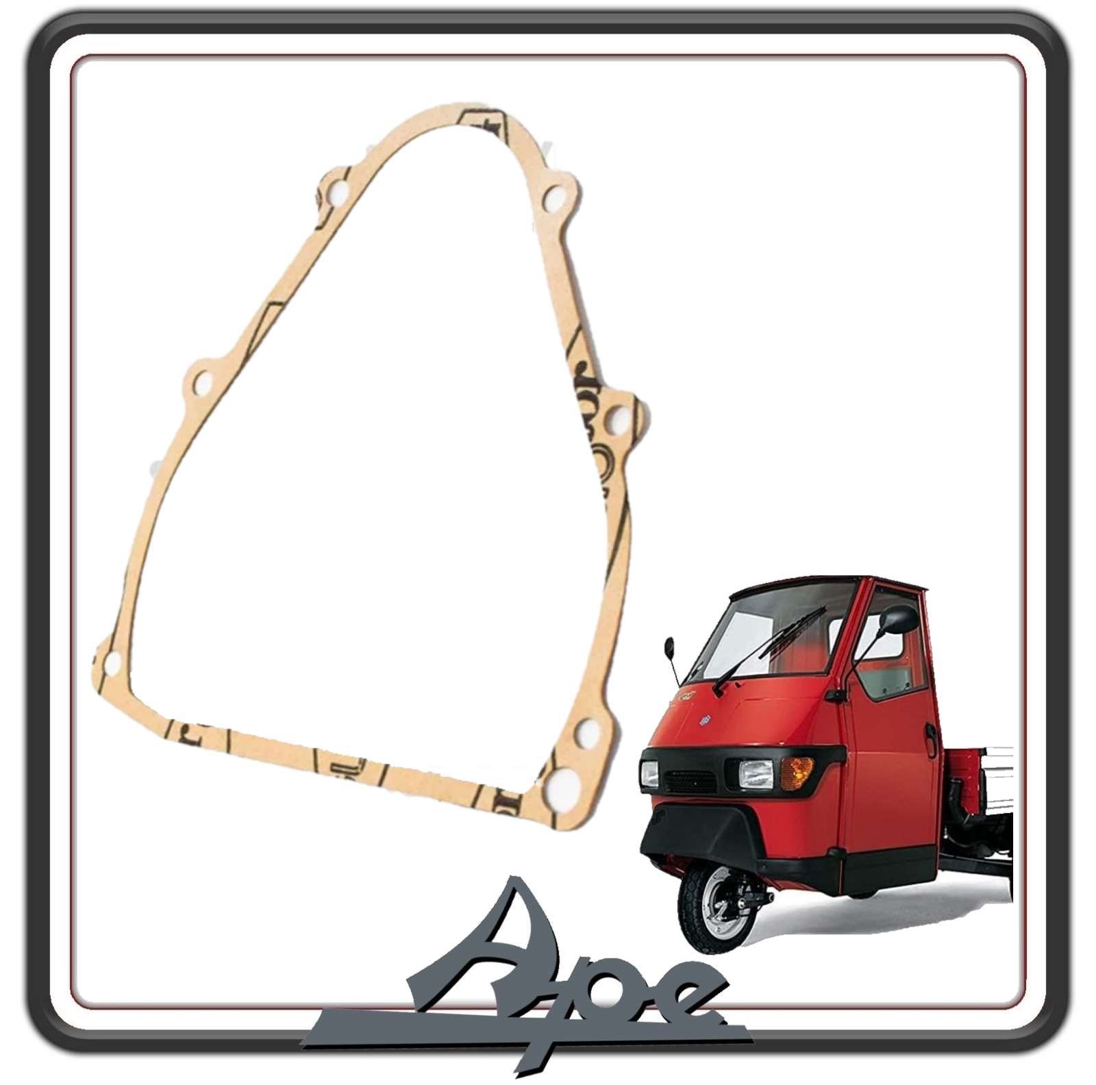 GUARNIZIONE COPERCHIO CARTER FRIZIONE PER VESPA 50-90 - VESPA PK - APE 50 TUTTE LE VERSIONI.