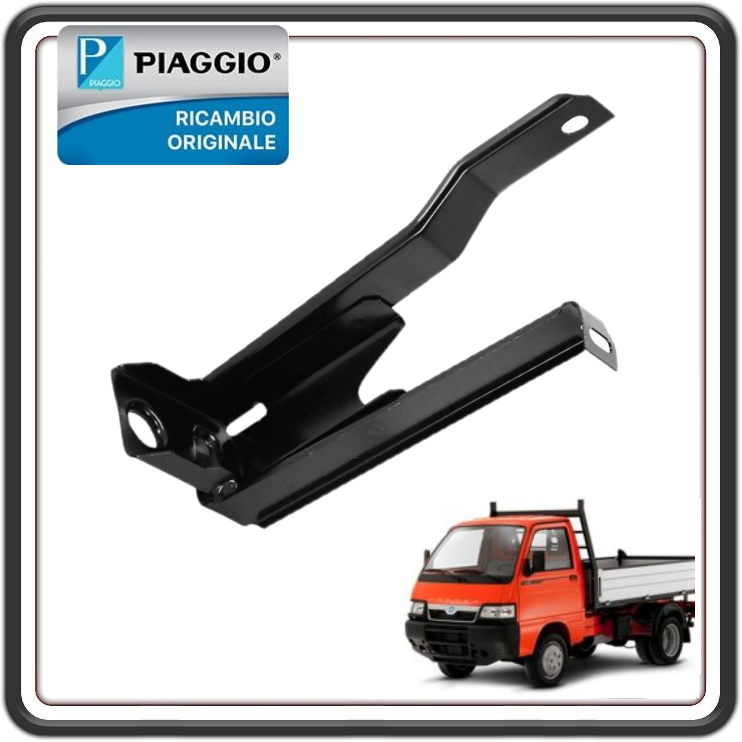 STAFFA SUPPORTO RADIATORE DX DESTRA PER PIAGGIO PORTER MAXXI ORIGINALE PIAGGIO 1E000090
