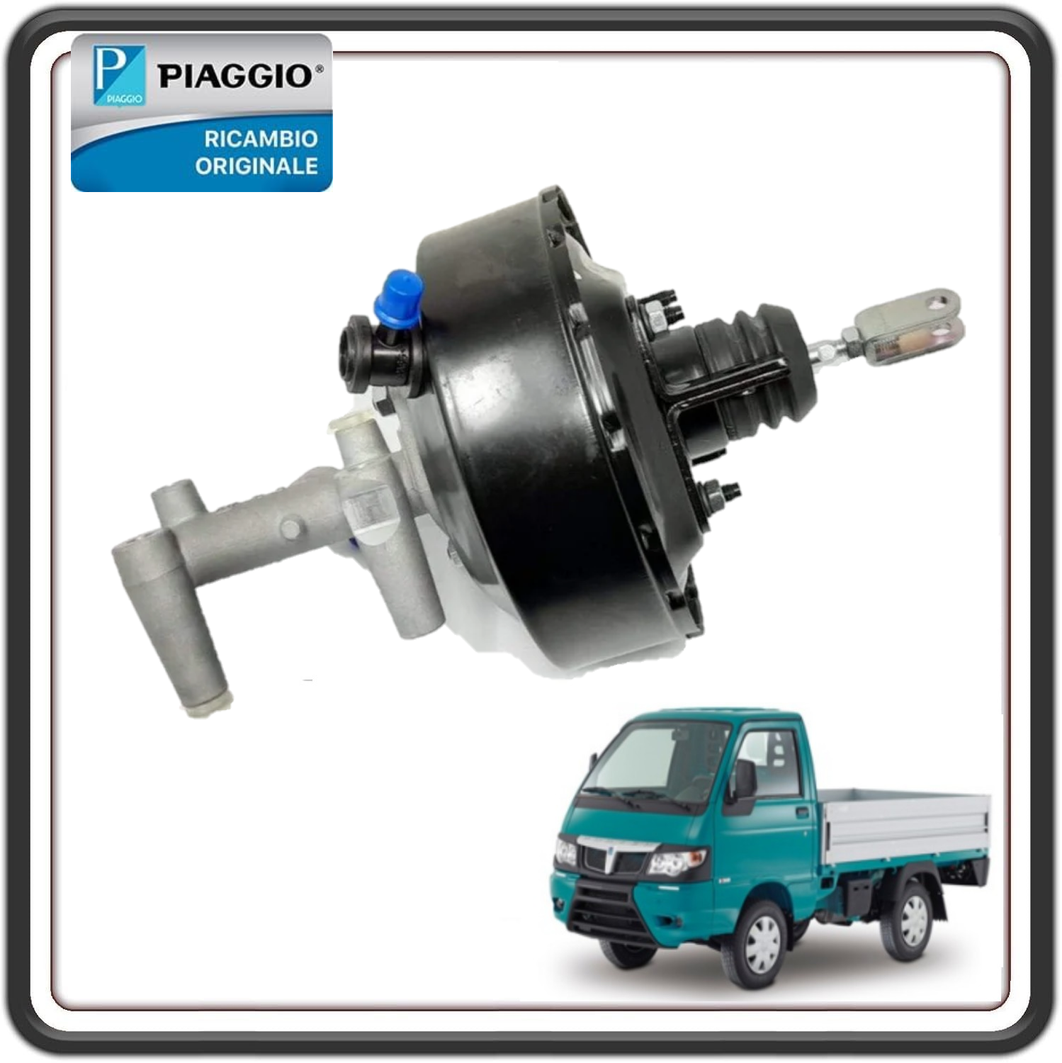POMPA FRENO COMPLETA PER PIAGGIO PORTER MULTITECH E6 DAL 2017 AL 2020 ORIGINALE PIAGGIO 1E002595
