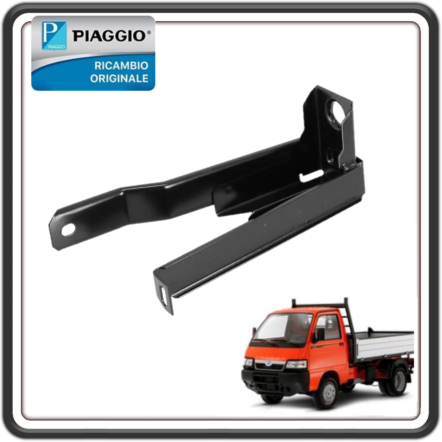 STAFFA SUPPORTO RADIATORE SX SINISTRA PER PIAGGIO PORTER MAXXI ORIGINALE PIAGGIO 1E000091