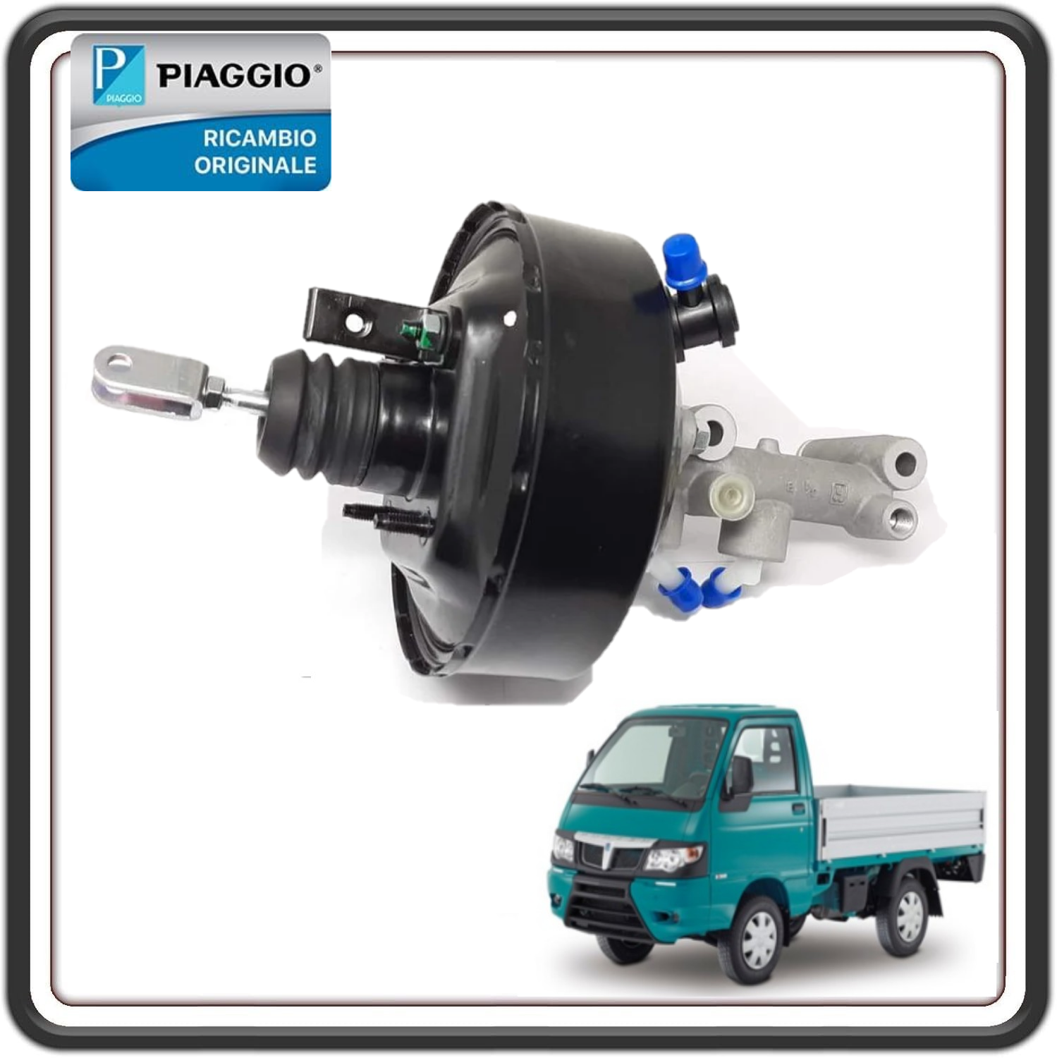 POMPA FRENO COMPLETA PER PIAGGIO PORTER MULTITECH E6 DAL 2017 AL 2020 ORIGINALE PIAGGIO 1E002595