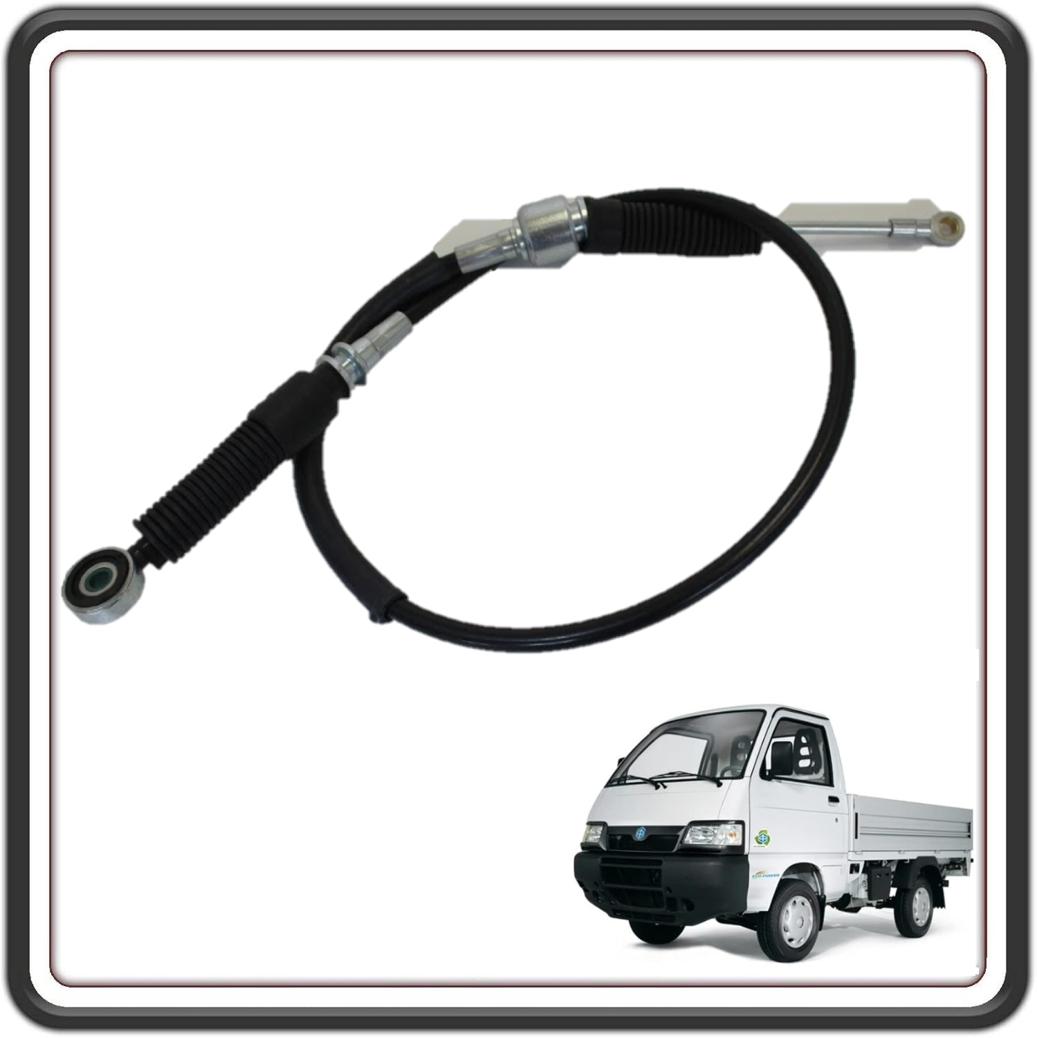 TRASMISSIONE CAVO FILO SELEZIONE MARCE LATO MONTAGGIO SINISTRO SX (LUNGHEZZA TOTALE 1125 MM) COMPATIBILE CON PIAGGIO PORTER 1300 16V MOTORE DAIHATSU FINO AL 2009