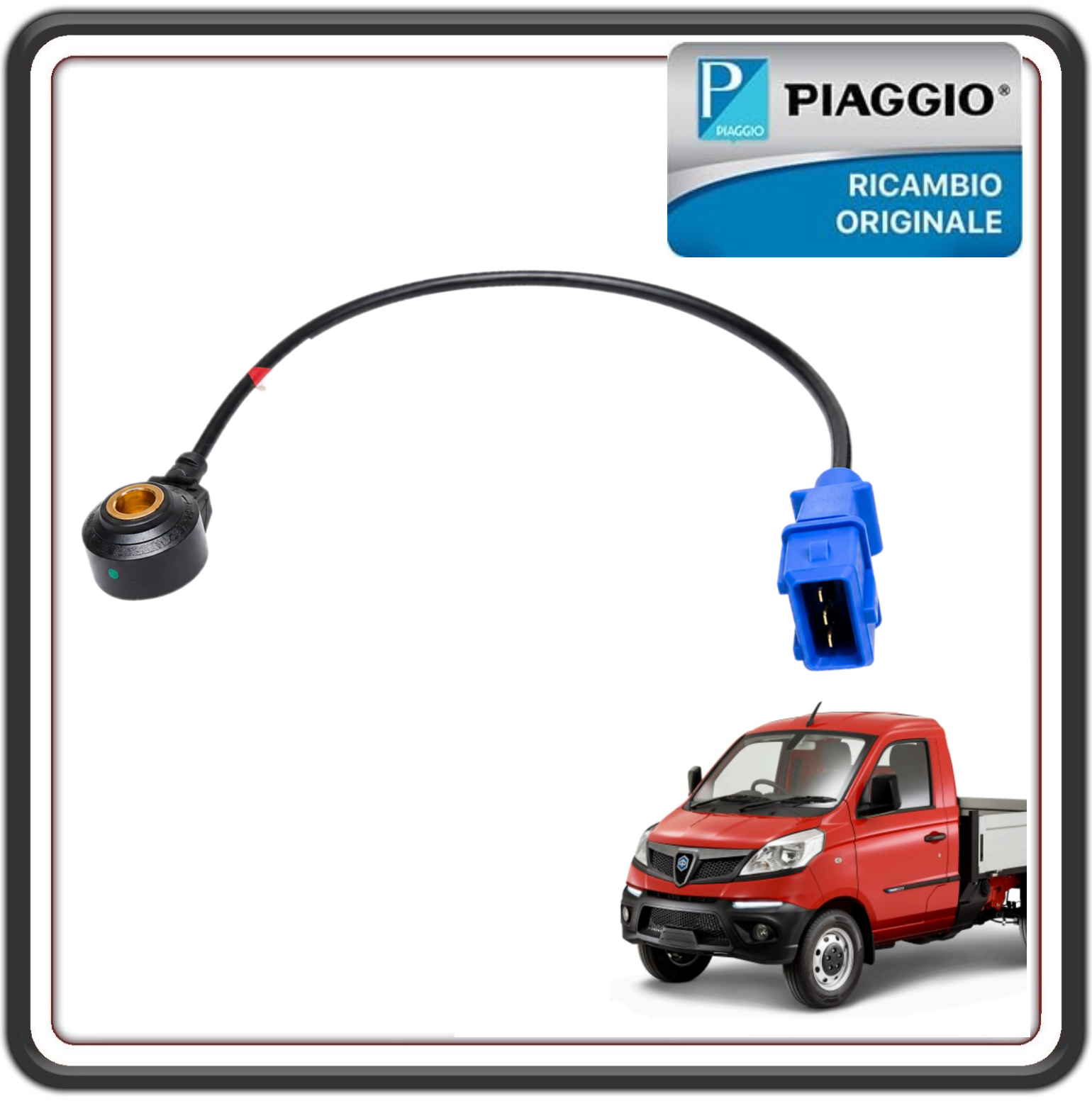 SENSORE DI BATTITO PER PIAGGIO PORTER MULTITECH E6 DAL 2015 AL 2020 - PIAGGIO PORTER MAXXI MULTITECH DAL 2015 AL 2020 - PIAGGIO PORTER NP6 ORIGINALE PIAGGIO 1A005481