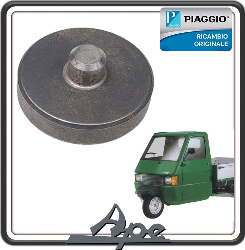 PIATTELLO PER PUNTERIA PER PIAGGIO APE CALESSINO DIESEL MOTORE LOMBARDINI DAL 2007 AL 2012 - PIAGGIO APE TM 703 DIESEL DAL 1987 AL 2012 - PIAGGIO APE CAR-MAX DIESEL 1986-1996 - APE POKER DIESEL 1993-1997 ORIGINALE PIAGGIO L6410121