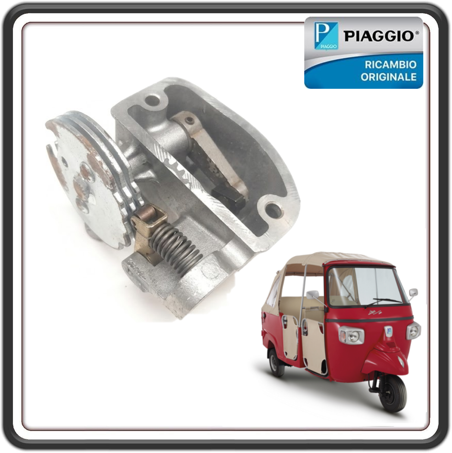 SUPPORTO COMANDO CAMBIO COMPLETO PER PIAGGIO APE CALESSINO 200 BENZINA DAL 2013 AL 2017 ORIGINALE PIAGGIO 1A006196