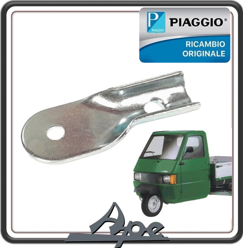 PIASTRINA TIRANTE LEVA CAMBIO PER PIAGGIO APE TM 703 BENZINA - PIAGGIO APE CAR P2 P3 - PIAGGIO APE 602 (LEGGI COMPATIBILITA') ORIGINALE PIAGGIO 112171