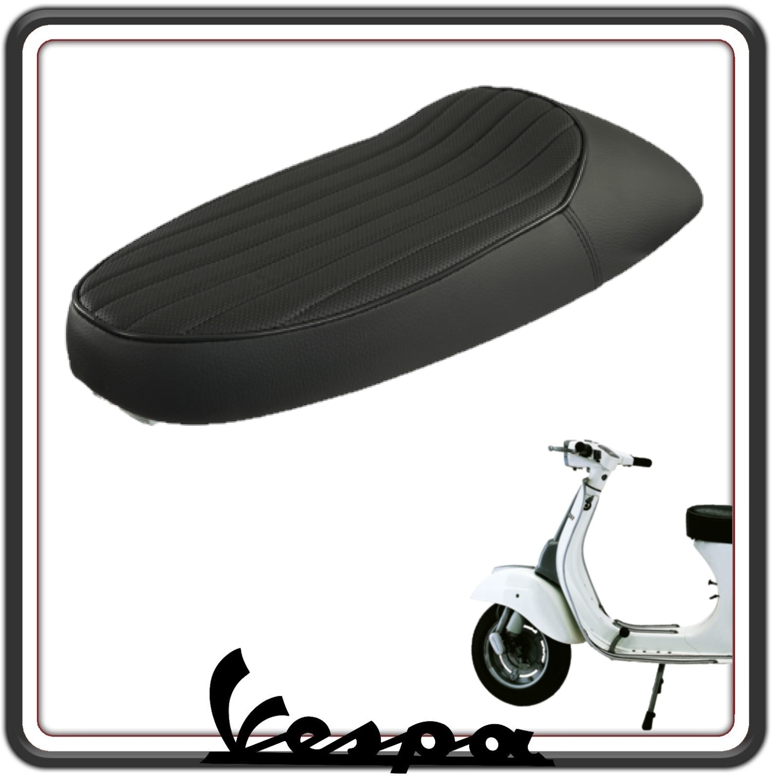 SELLA SELLONE SEDILE NISA SPORT PER PIAGGIO VESPA 50 SPECIAL - L R N - VESPA 125 PRIMAVERA