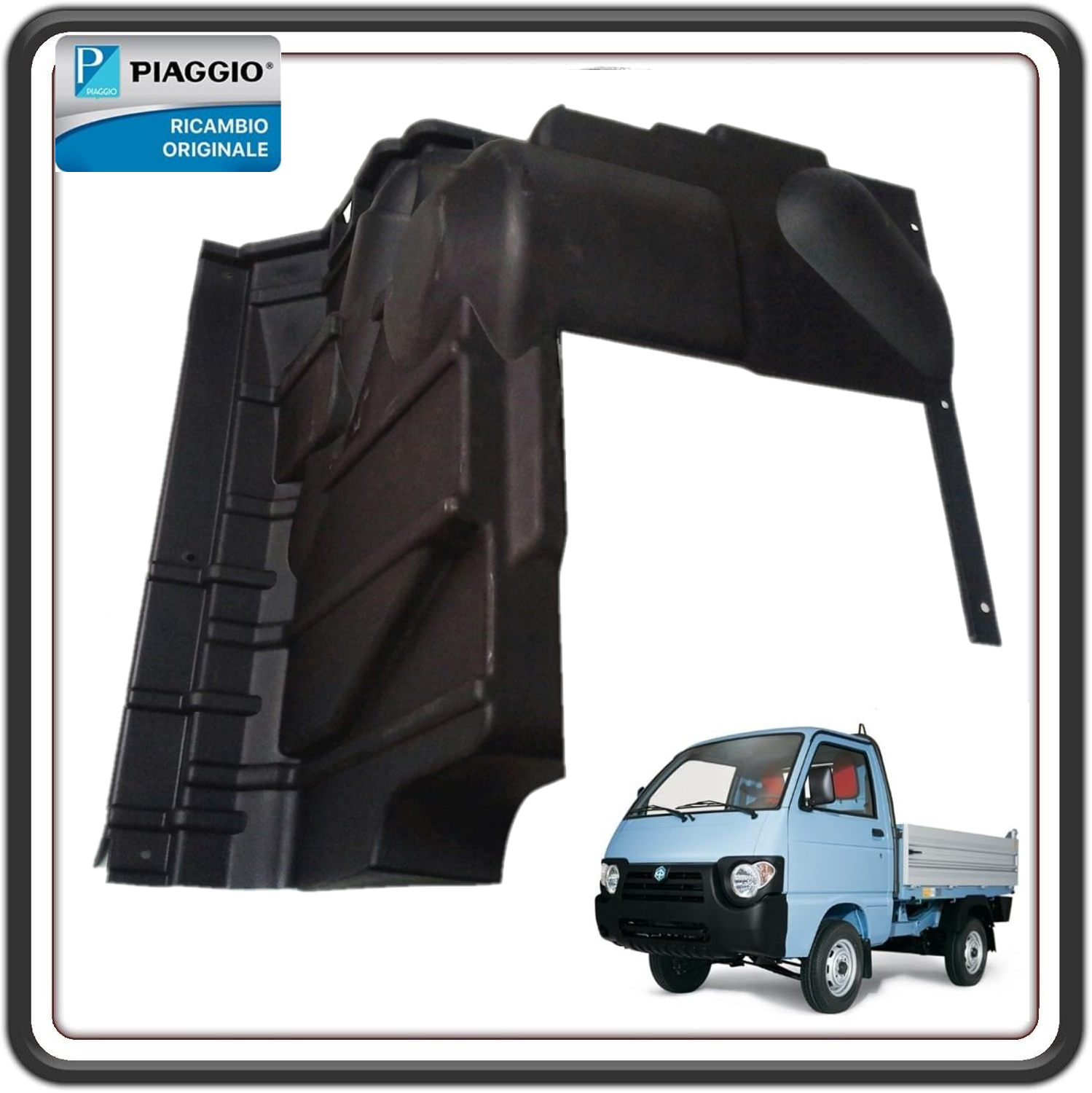 PARATIA GREMBIALINA COPERTURA MOTORE LATO SINISTRO PER PIAGGIO QUARGO DIESEL TUTTI I MODELLI DAL 2007 AL 2017 ORIGINALE PIAGGIO B004024