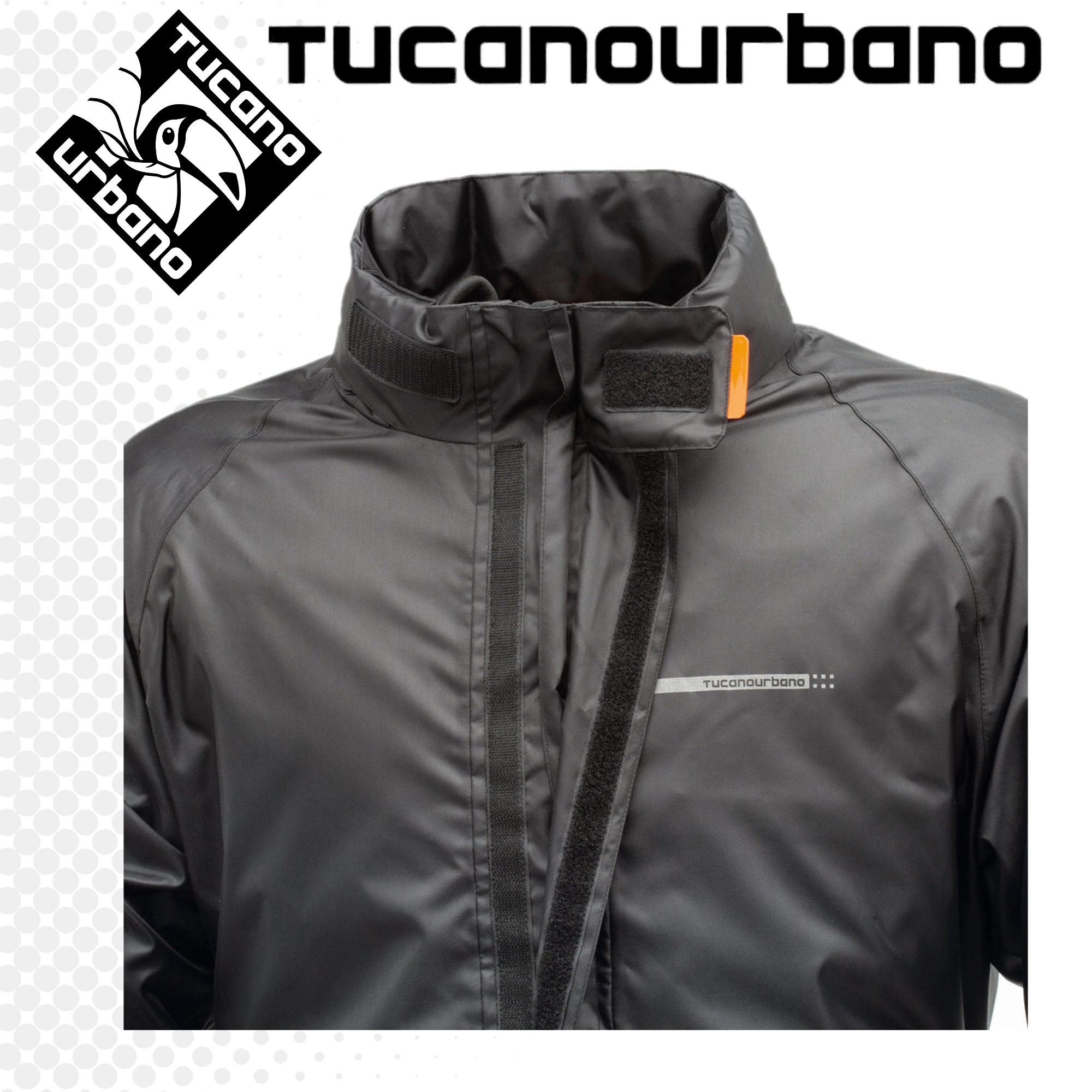 SET COMPLETO ANTIPIOGGIA TUCANO UBRANO SET DILUVIO DAY HYDROSCUD® NERO