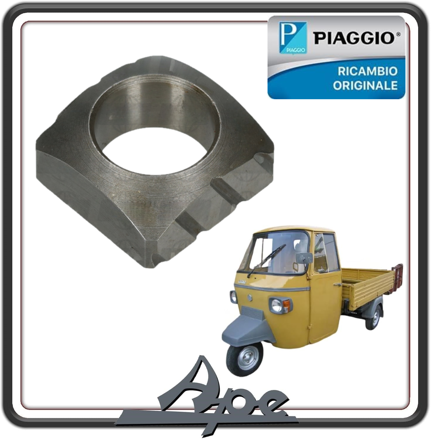 PATTINO SEMIASSE PER PIAGGIO APE TM 703 BENZINA - PIAGGIO APE 602 BENZINA - PIAGGIO APE MP 601-501 - PIAGGIO APE CAR P2 P3 ORIGINALE PIAGGIO 1128676