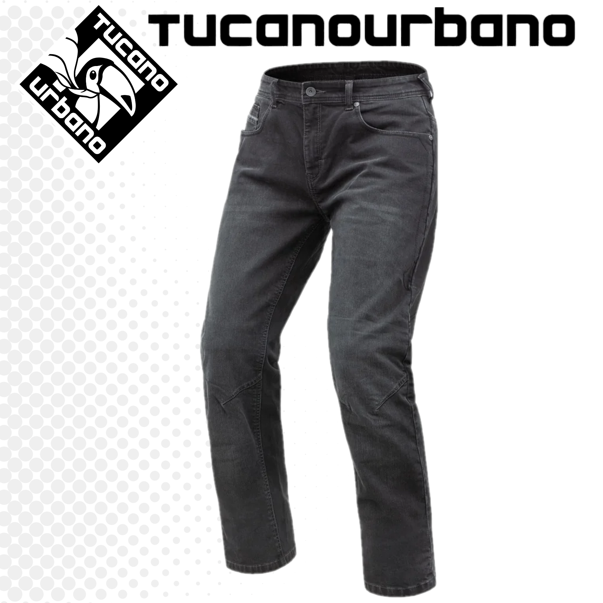 JEANS TUCANO URBANO ZENO SHORT NERO