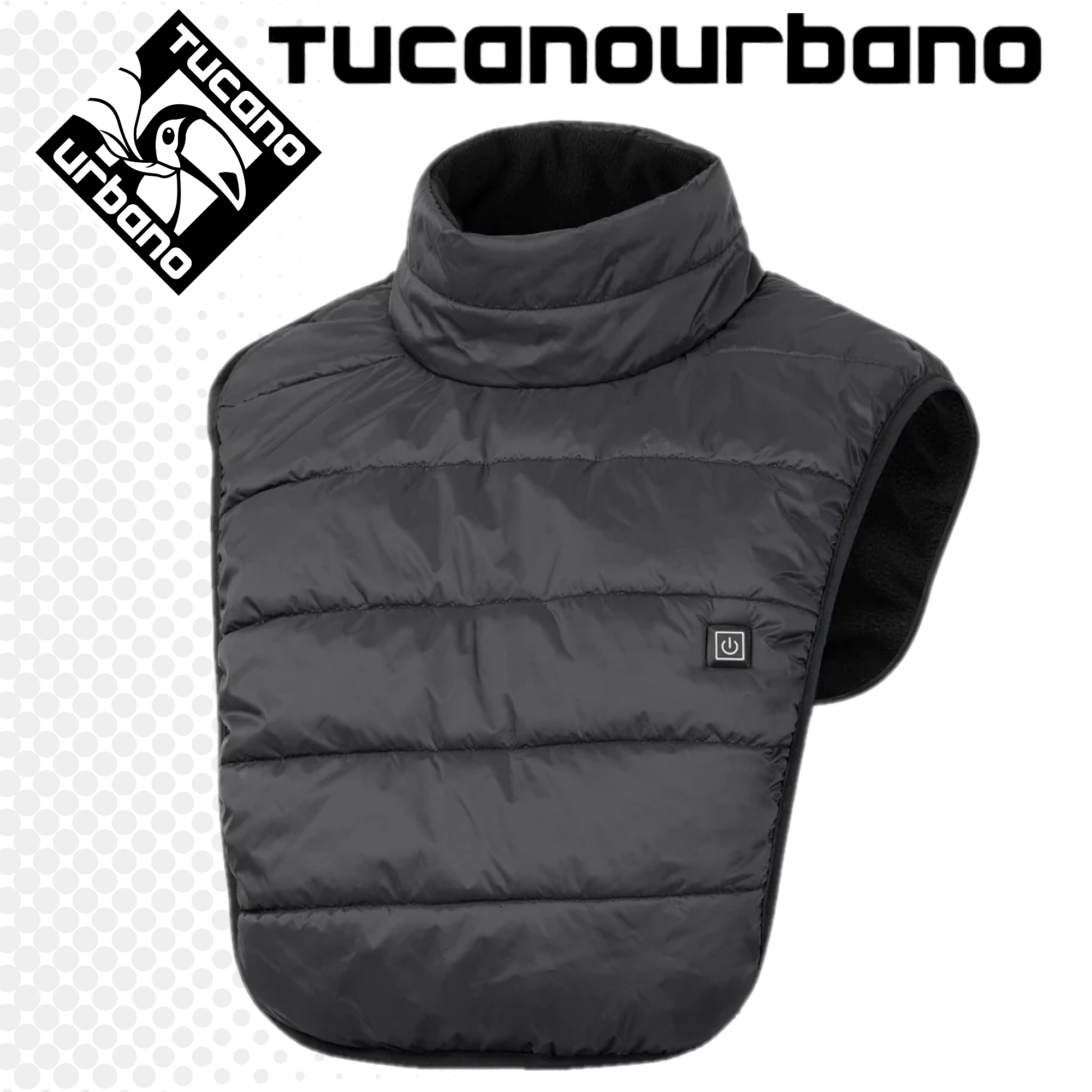 PETTORINA TUCANO URBANO IMBOTTITA BIBWARM NERO