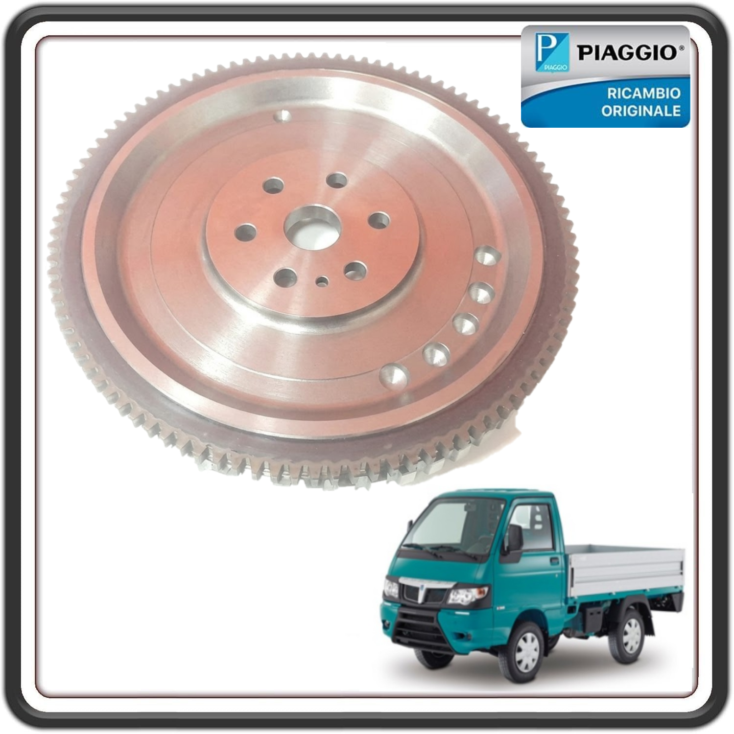 VOLANO COMPLETO PER PIAGGIO PORTER MULTITECH EURO 6 DAL 2017 AL 2020 - PIAGGIO PORTER MAXXI MULTITECH EURO 6 DAL 2015 AL 2020 ORIGINALE PIAGGIO 1A005159