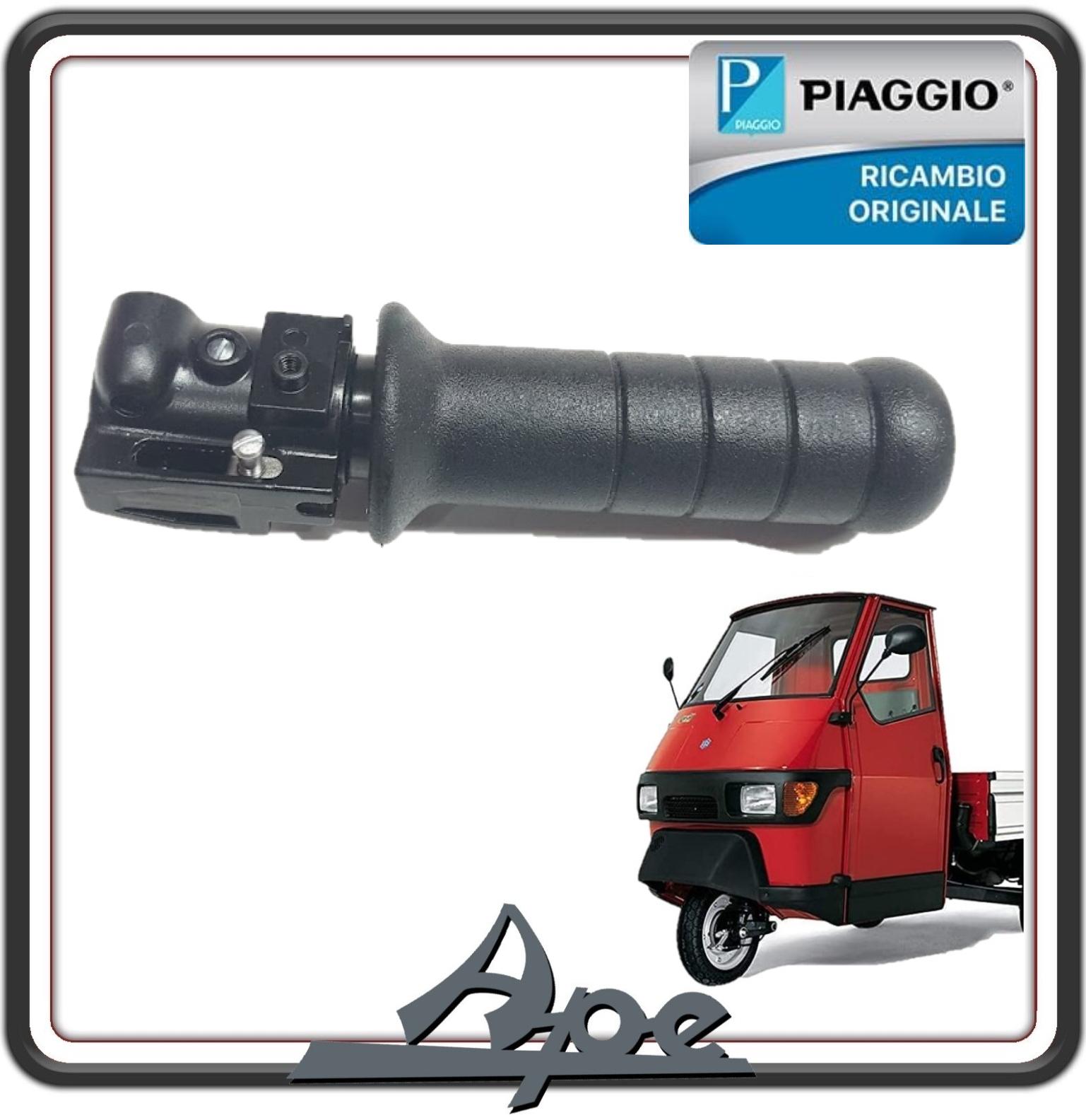 TUBO MANICOTTO COMANDO GAS COMPLETO PER PIAGGIO APE 50 DAL 2018 AL 2023 ORIGINALE PIAGGIO 1E003174