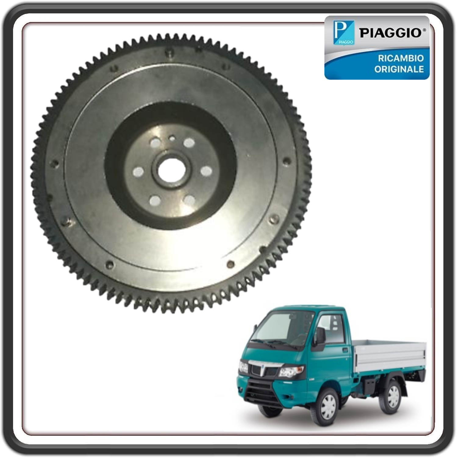 VOLANO COMPLETO PER PIAGGIO PORTER MULTITECH EURO 4-5 DAL 2010 AL 2015 - PIAGGIO PORTER MAXXI MULTITECH DAL 2010 AL 2015 ORIGINALE PIAGGIO 1F000017