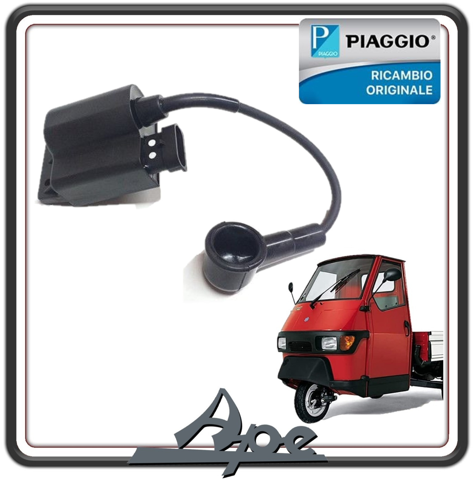 DISPOSITIVO CENTRALINA ACCENSIONE ELETTRONICA PER PIAGGIO APE 50 DAL 2018 AL 2022 ORIGINALE PIAGGIO 1A011907
