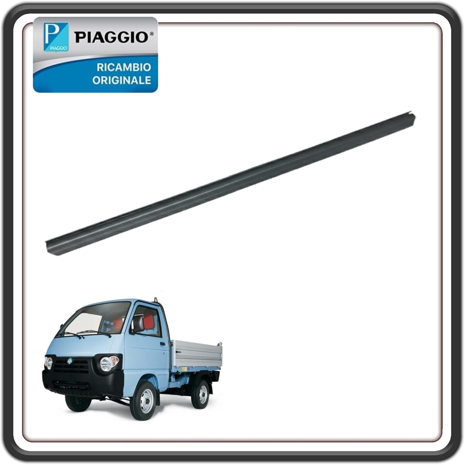 PROTEZIONE PANNELLO LATERALE ANTERIORE PER PIAGGIO PORTER BENZINA E DIESEL - PIAGGIO QUARGO ORIGINALE PIAGGIO 5382387Z011306