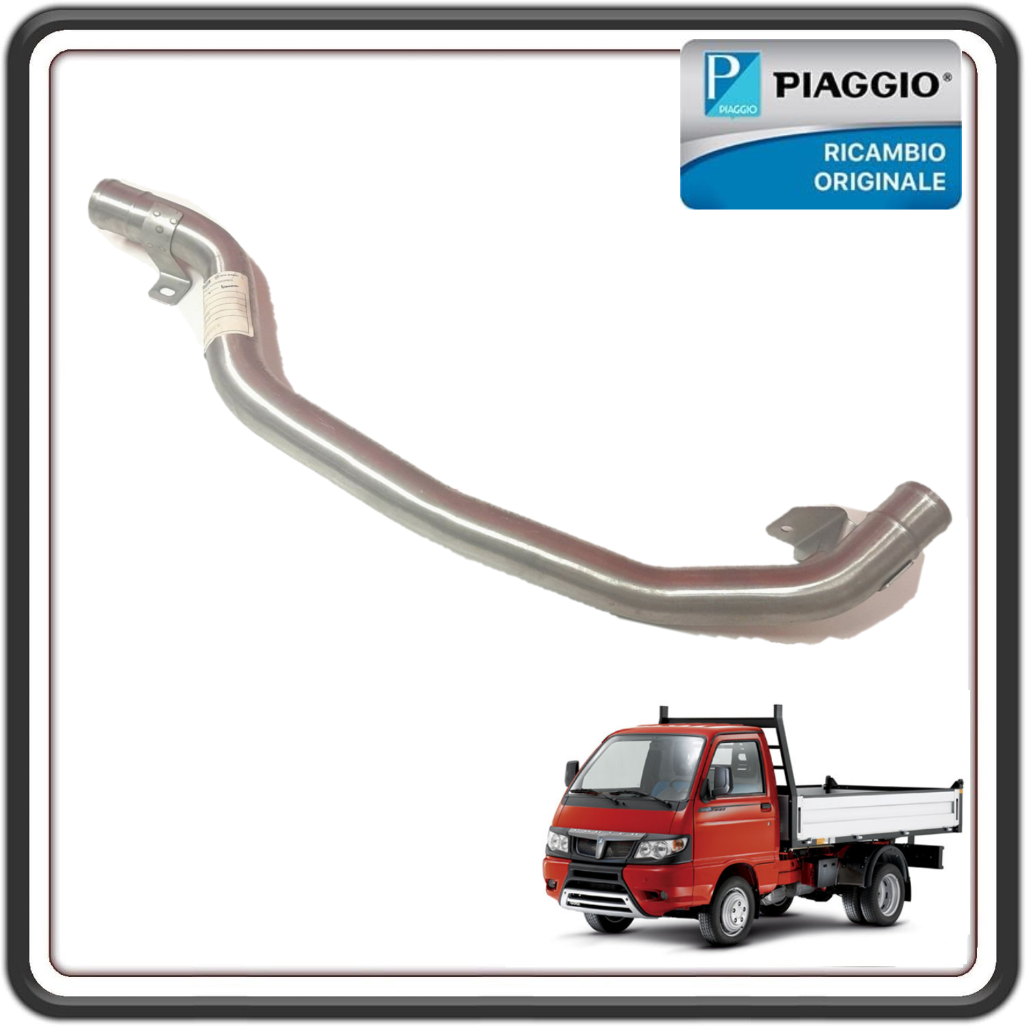 TUBO ASPIRAZIONE ARIA PIAGGIO PORTER MAXXI DIESEL D120 E5 DAL 2011 AL 2015 - PIAGGIO PORTER D120 STANDARD E5 DAL 2010 AL 2015 ORIGINALE PIAGGIO B007099